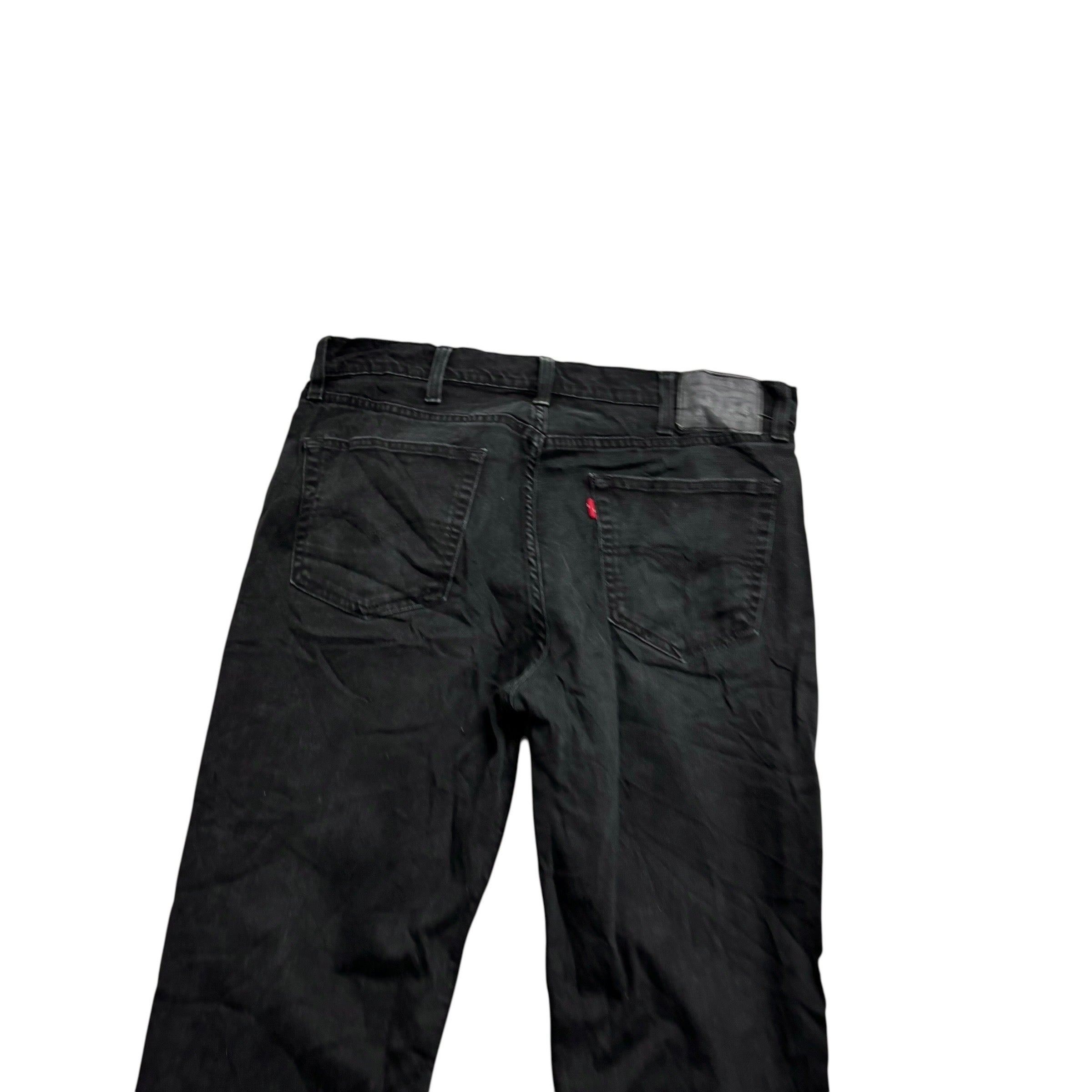Levis 511 Jeans W38 L34 Mens Black Slim Fit Stretch Denim