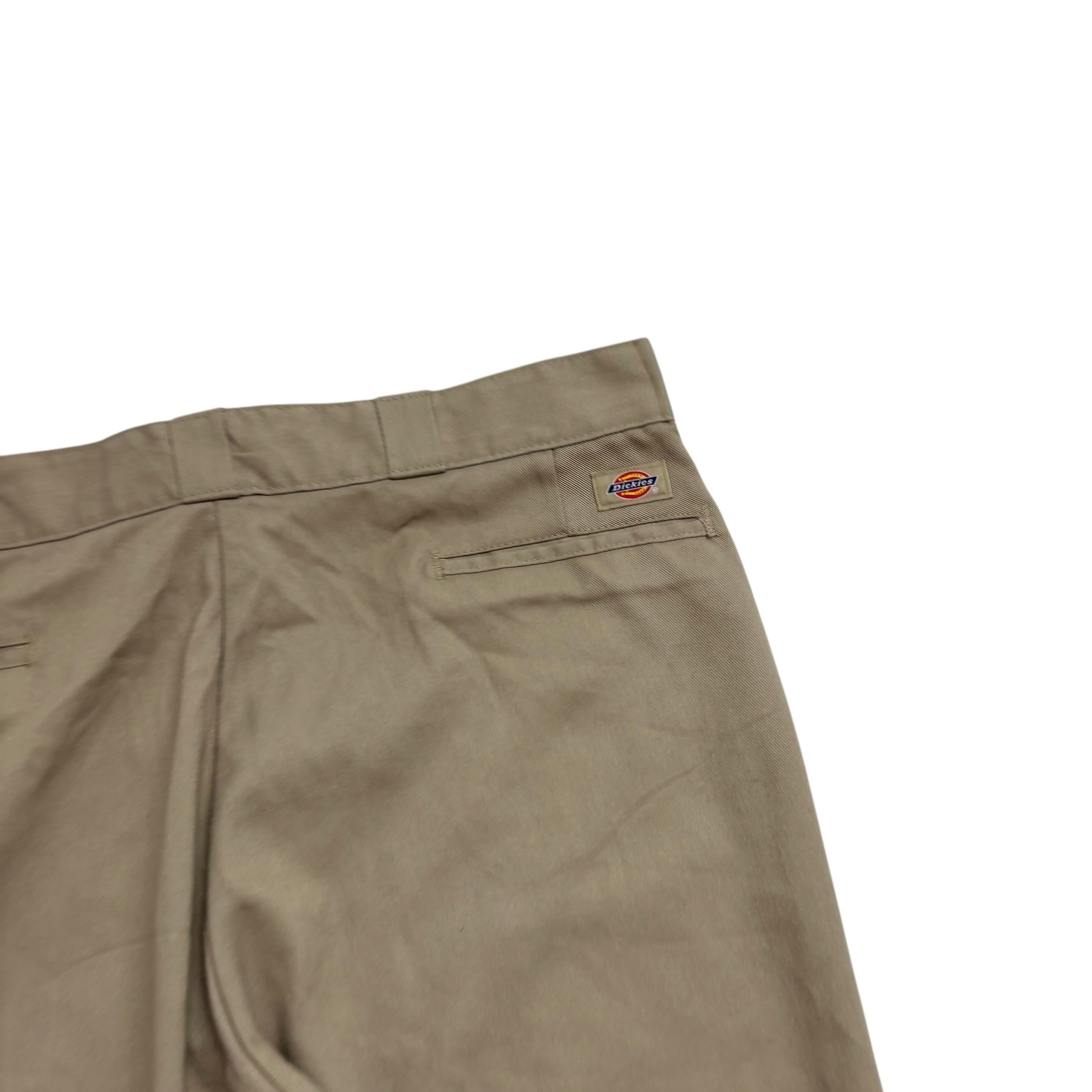 Dickies 874 Trousers W40 L32 Mens Beige Pants Original Straight Fit Workwear (E)