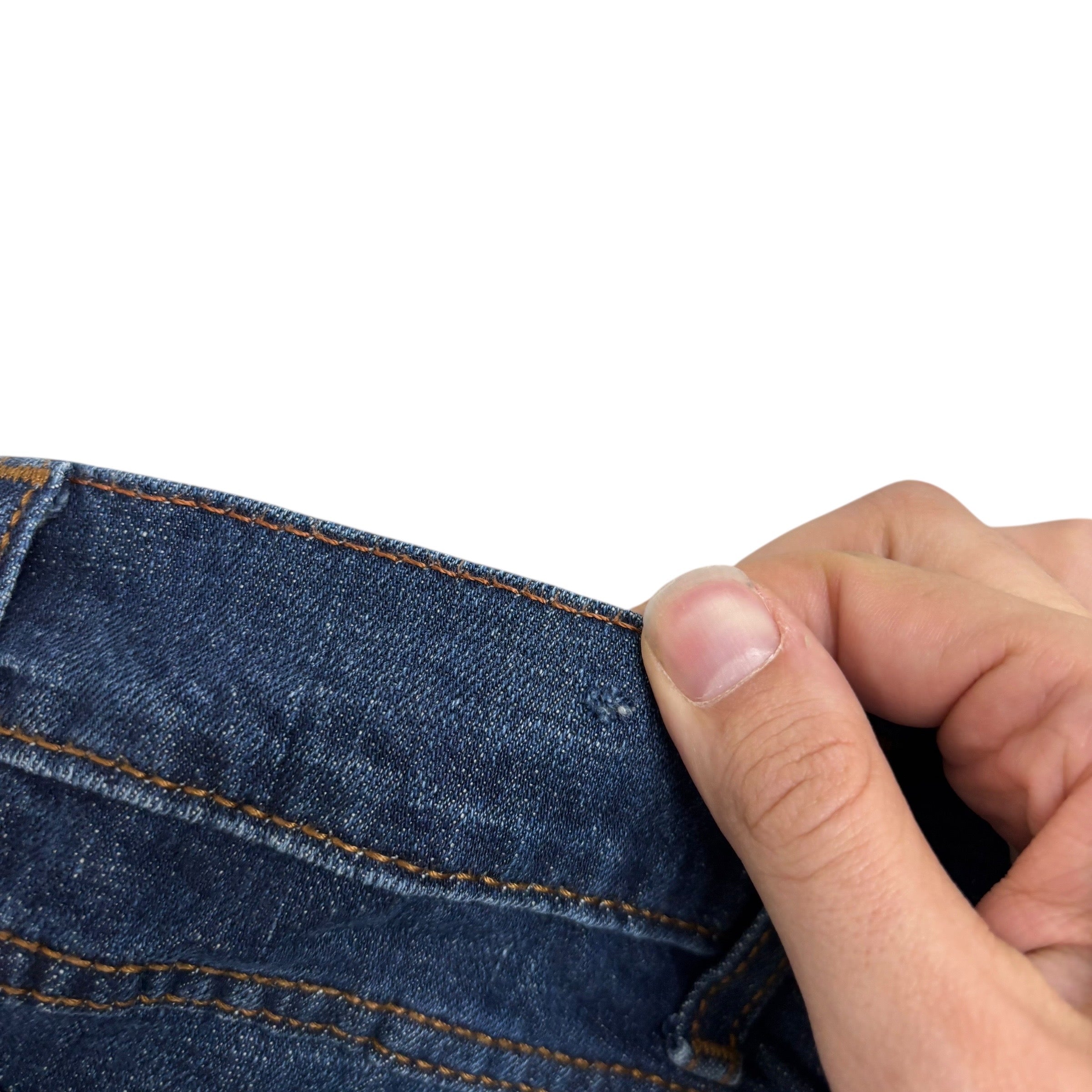 Wrangler Jeans W42 L32 Mens Dark Blue Relaxed Bootcut Fit Stretch Denim