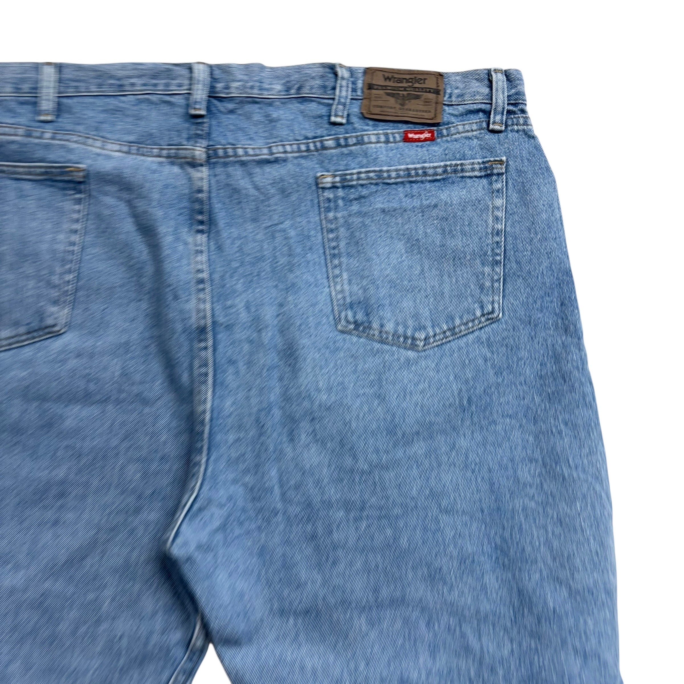 Wrangler Baggy Jorts W44 Mens Denim Shorts Light Blue Relaxed Fit