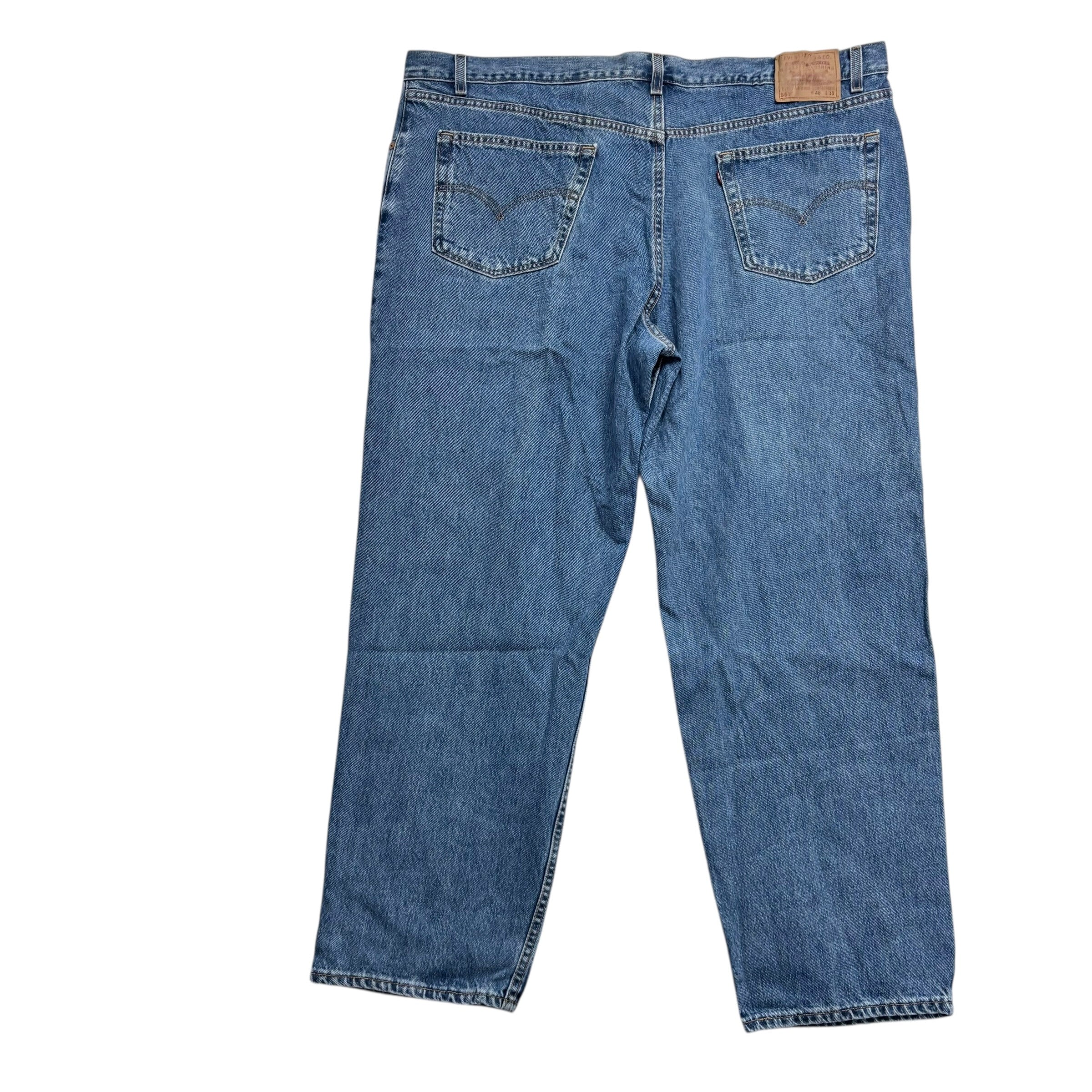 Levis 550 Jeans W48 L31 Mens Mid Blue Baggy Relaxed Vintage Made In USA (E)