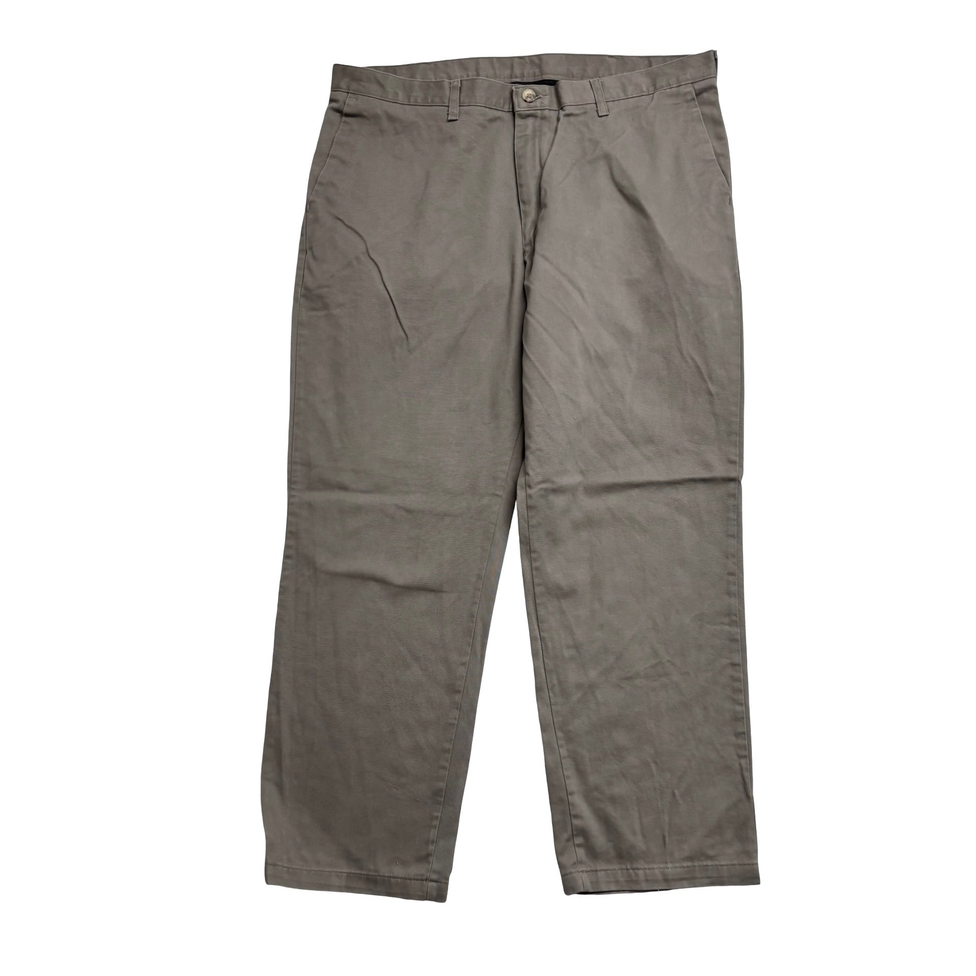 Lee Trousers W40 L30 Mens Brown Relaxed Straight Fit Vintage Pants (E)