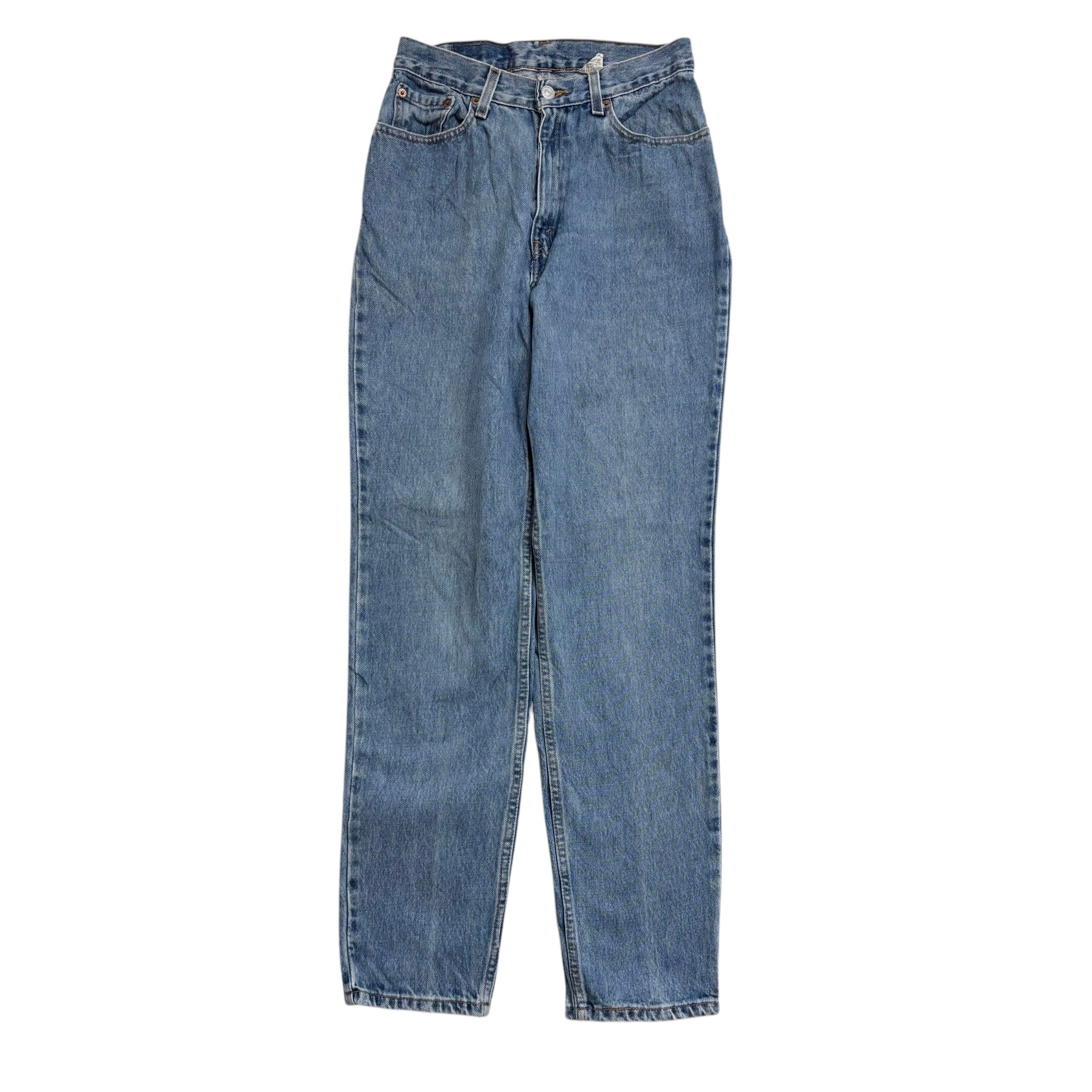 Levis 512 Jeans W26 L31 Womens Light Blue Slim Tapered Fit Vintage Denim (E)