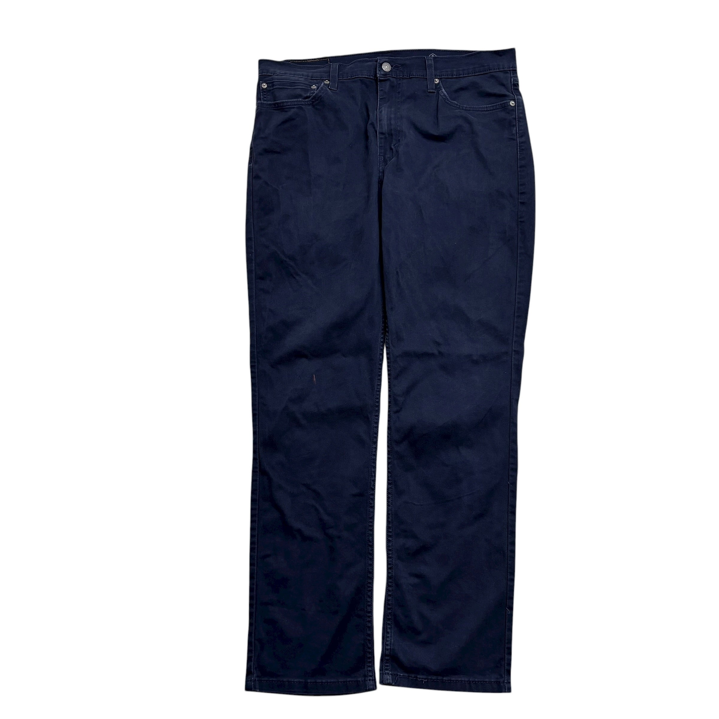 Levis 511 Trousers W36 L32 Mens Navy Blue Slim Fit Stretch Pant