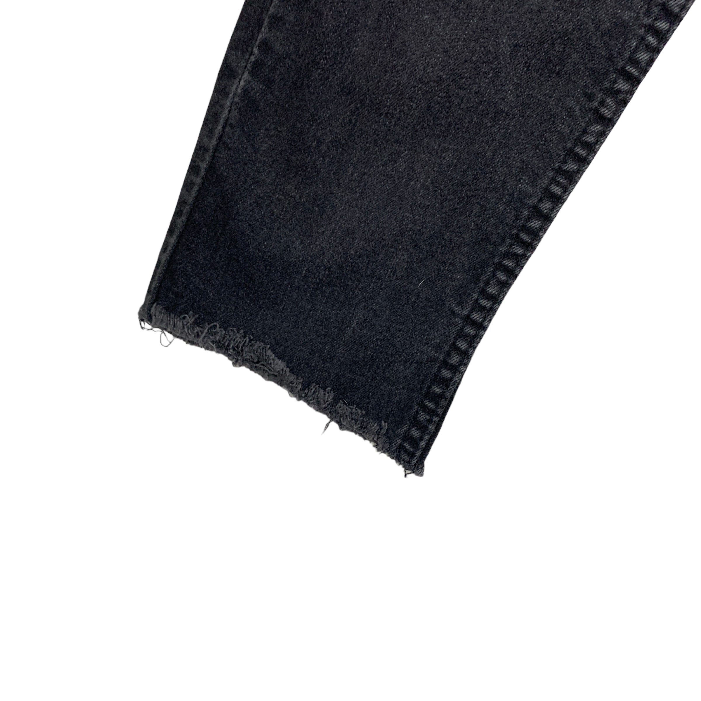 Levis 512 Jeans W29 L29 Mens Charcoal Black Slim Taper Fit Stretch Denim