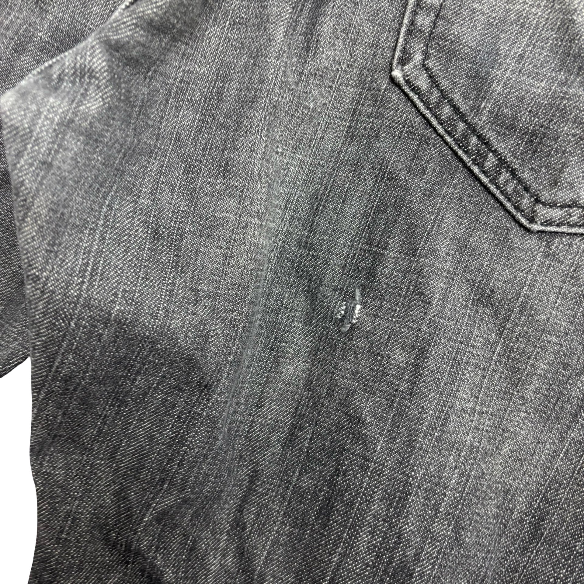 Levis 505 Jeans W33 L30 Mens Black Regular Straight Fit Vintage Denim