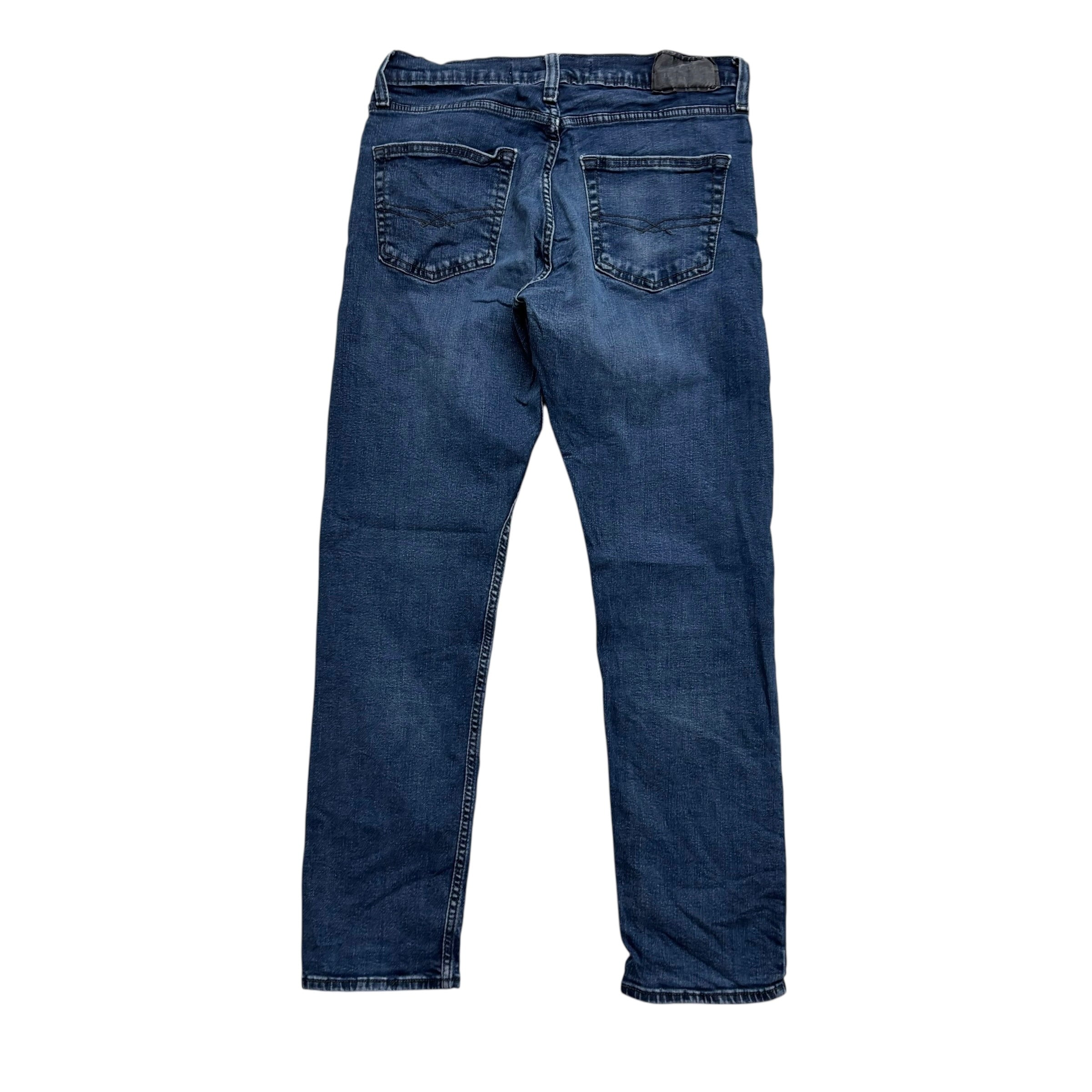 Levis Signature Jeans W30 L29 Mens Navy Blue Regular Tapered Fit Stretch (E)