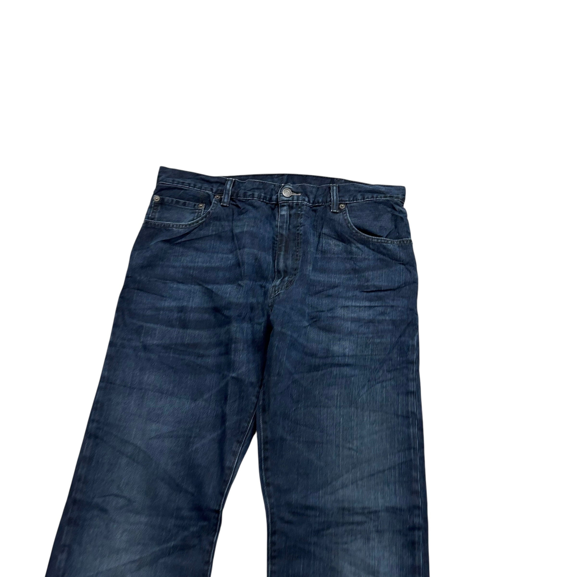 Levis 517 Jeans W36 L36 Mens Navy Blue Regular Bootcut Fit Denim (E)