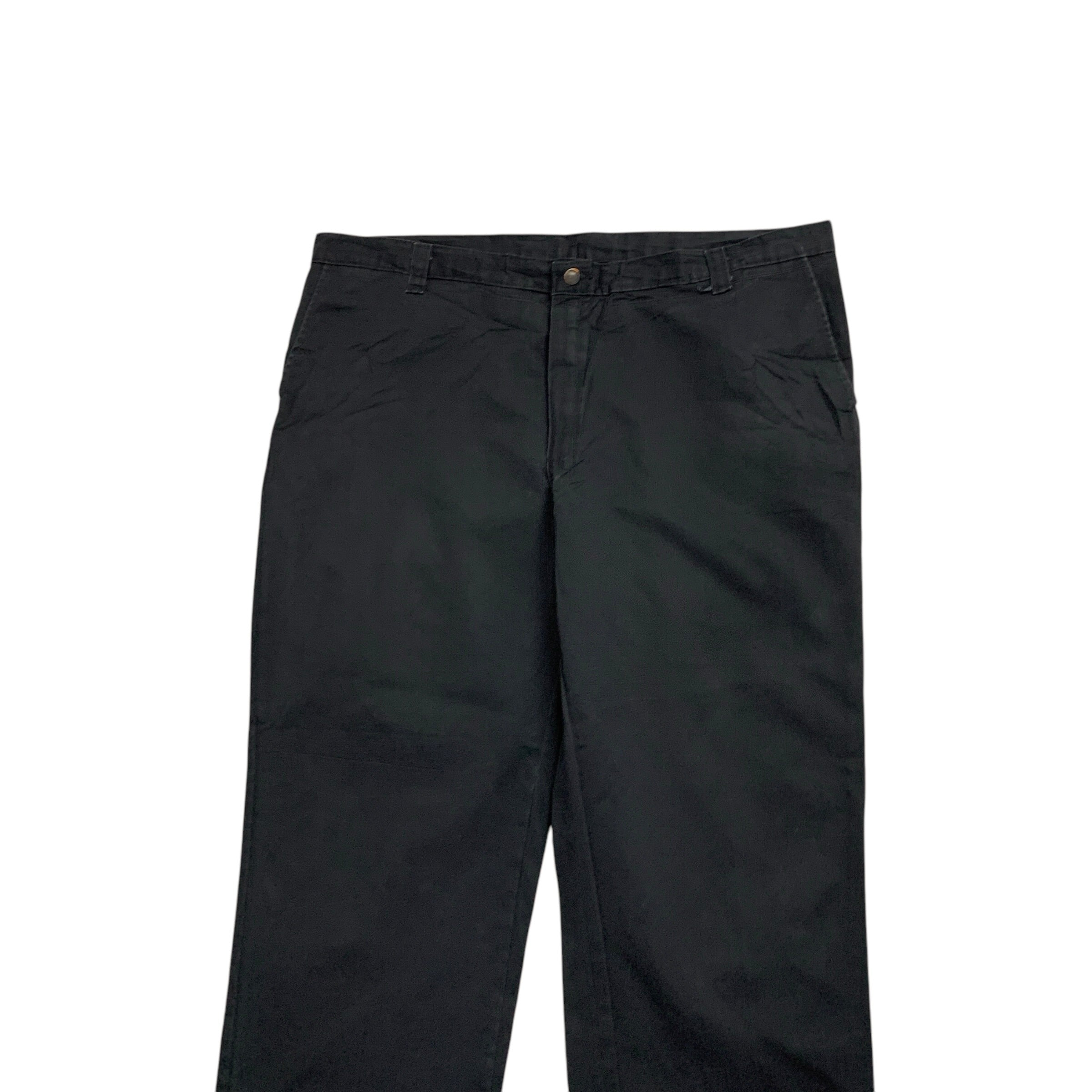 Dickies Trousers W44 L30 Mens Black Pants Relaxed Straight Fit Workwear