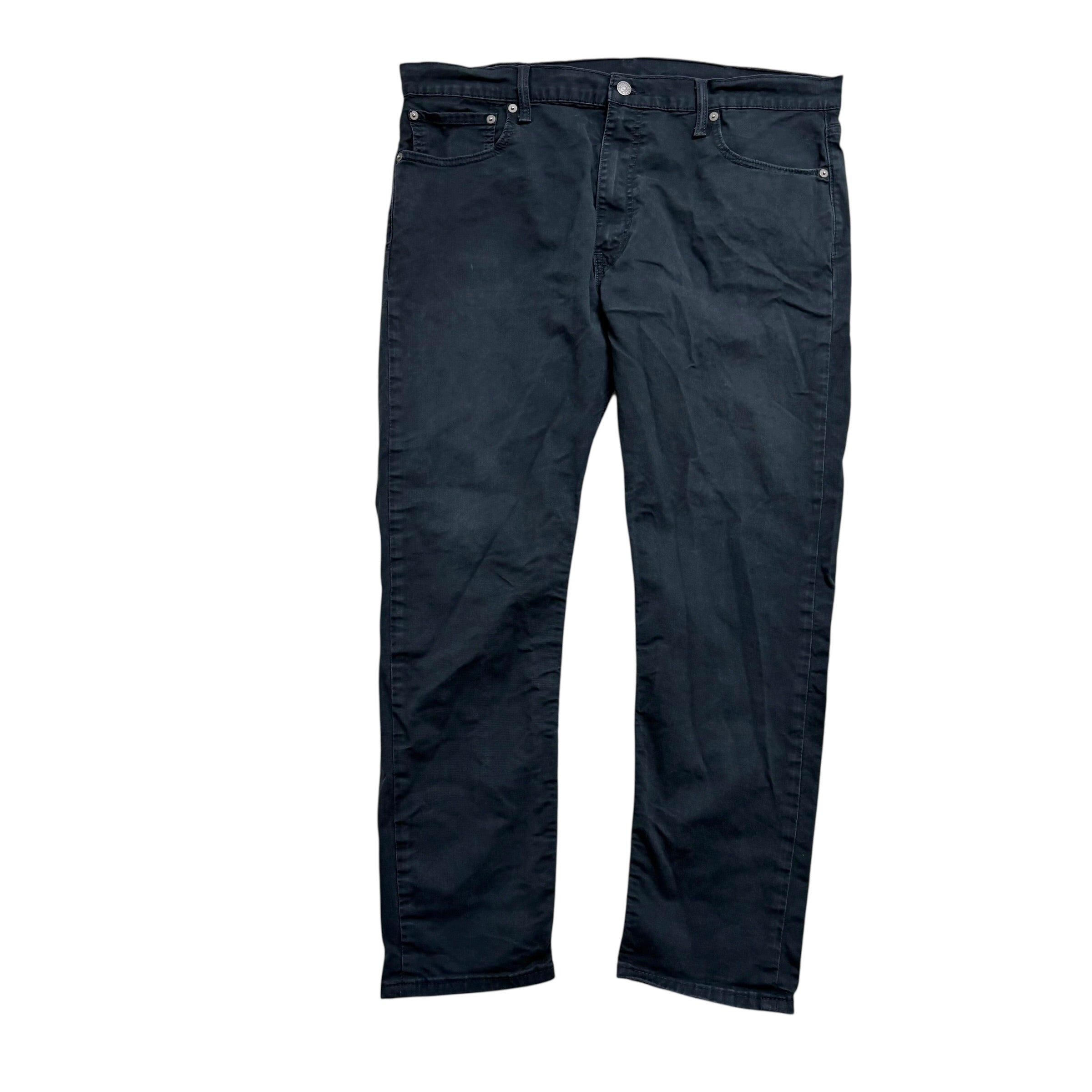 Levis 512 Trousers W38 L27 Mens Navy Blue Slim Tapered Fit Stretch Pants