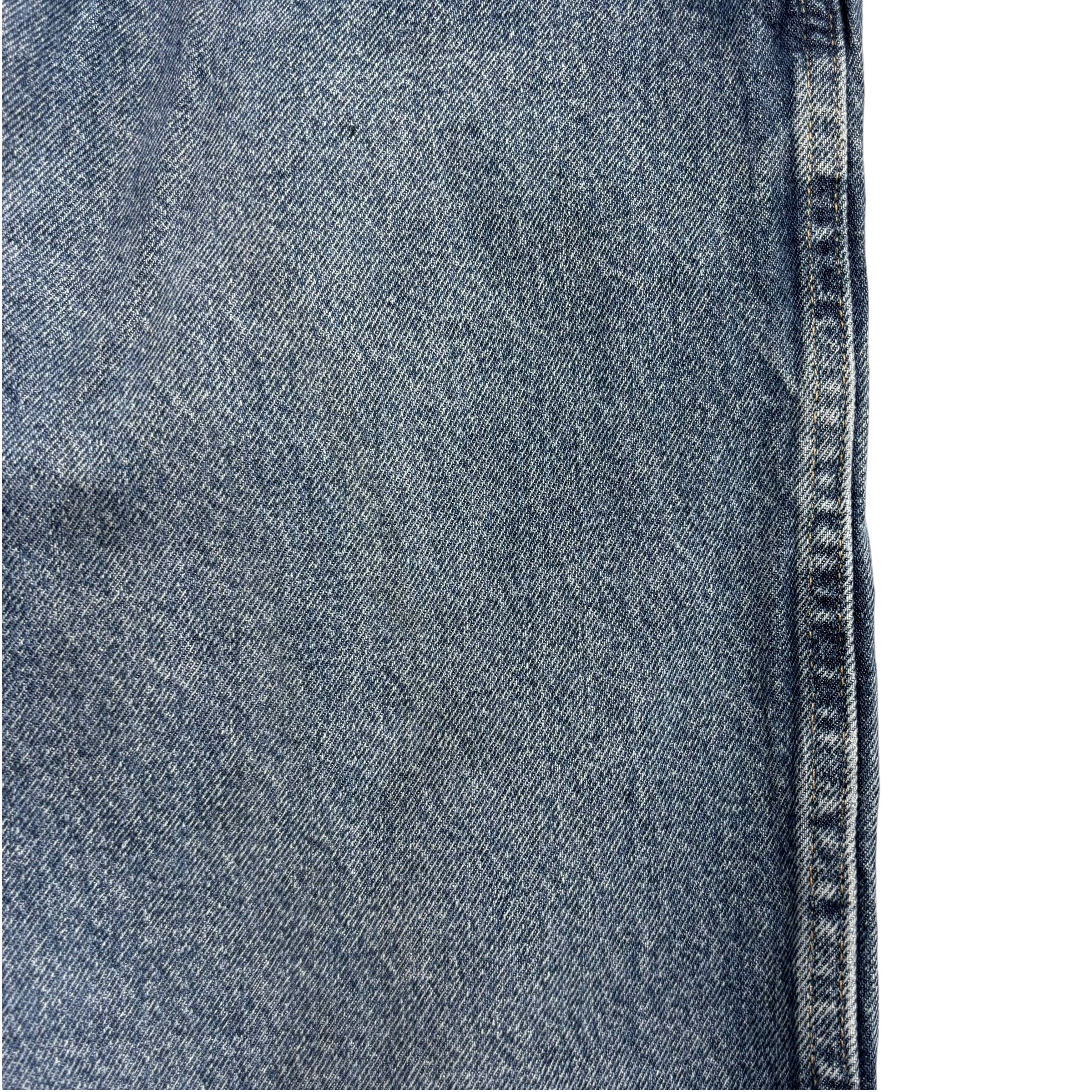 Wrangler Jeans W38 L29 Mens Mid Blue Regular Straight Fit Denim