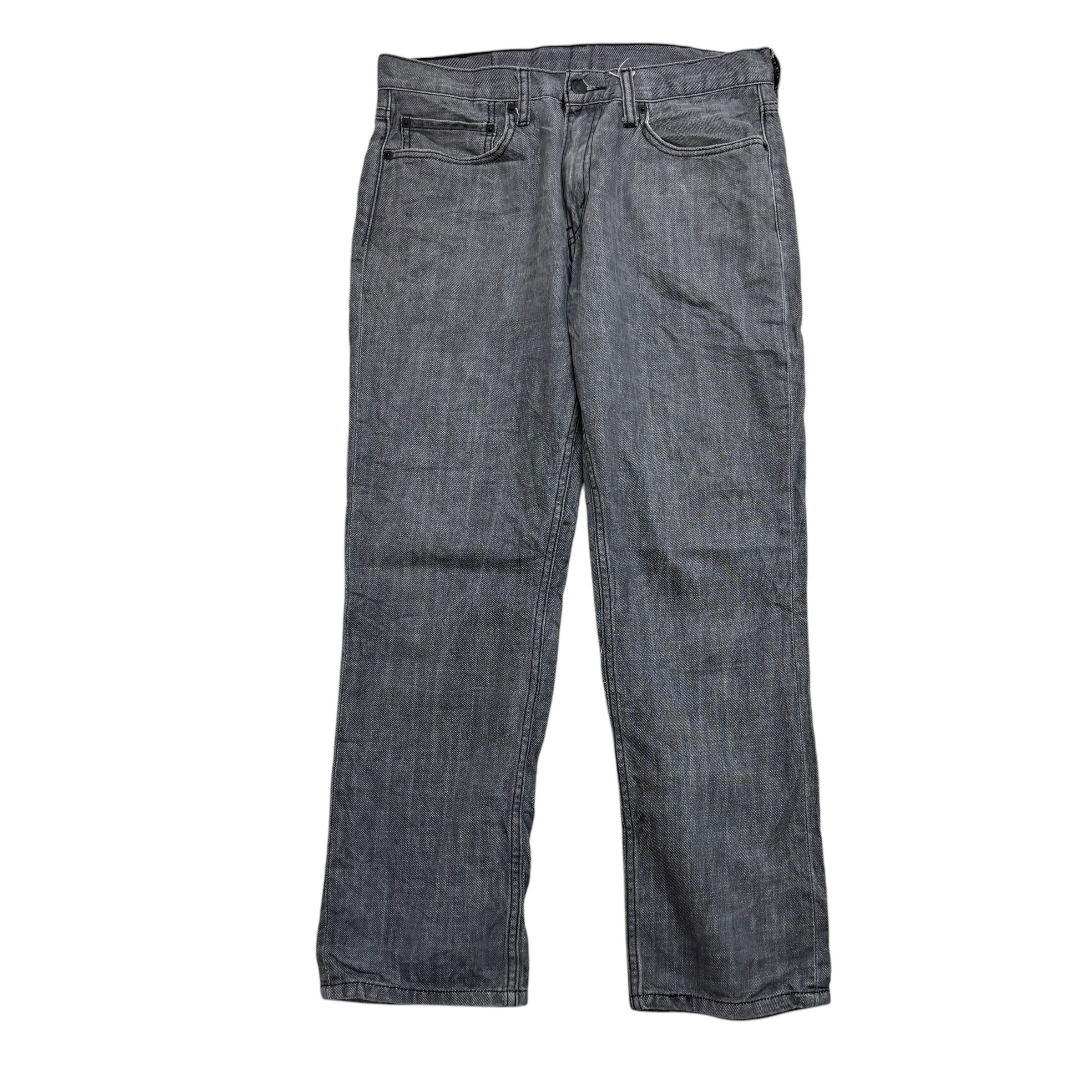 Levis 511 Jeans W33 L28 Mens Grey Slim Fit Vintage Denim