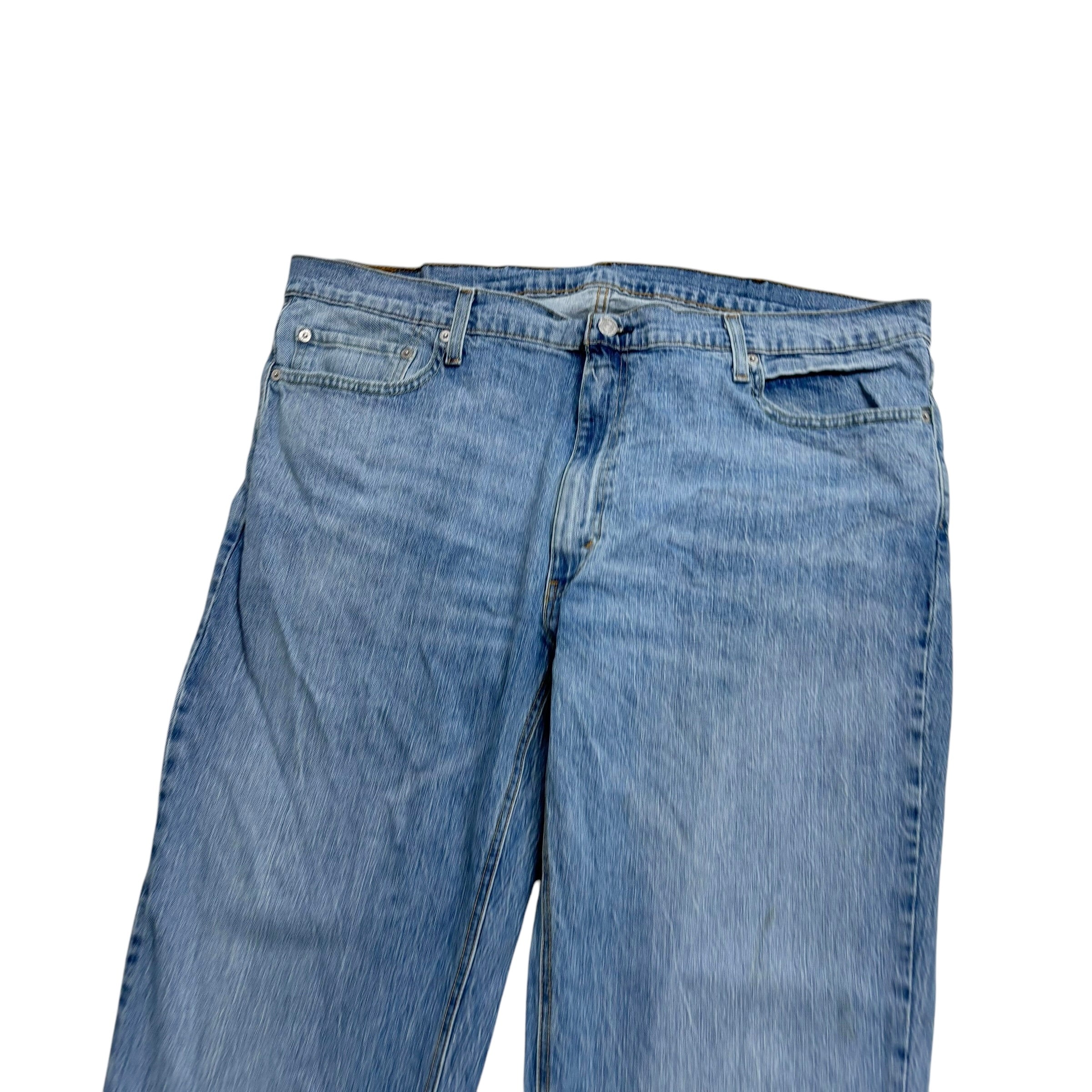 Levis 541 Jeans W40 L32 Mens Light Blue Athletic Taper Fit Stretch Denim