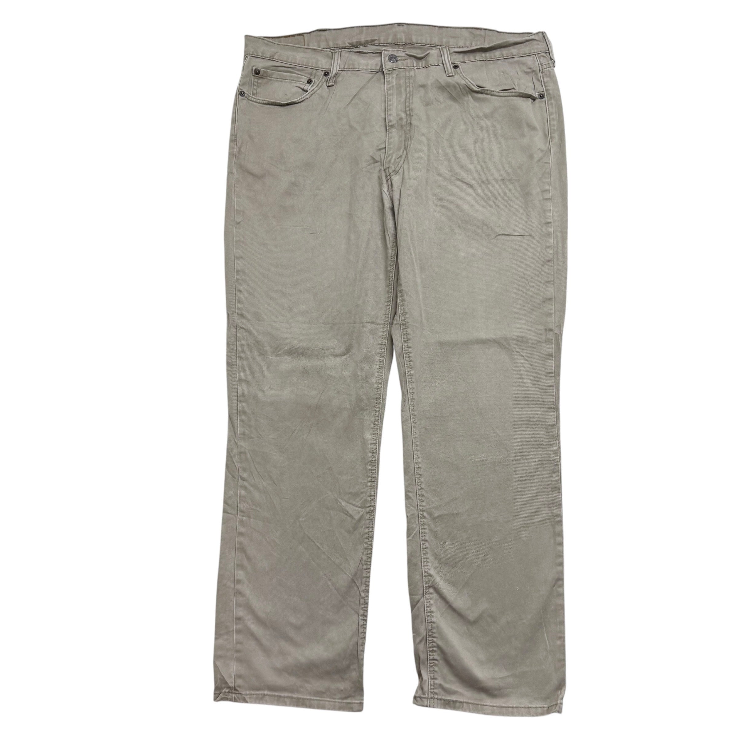 Levis 541 Jeans W40 L32 Mens Beige Athletic Tapered Fit Stretch Pants