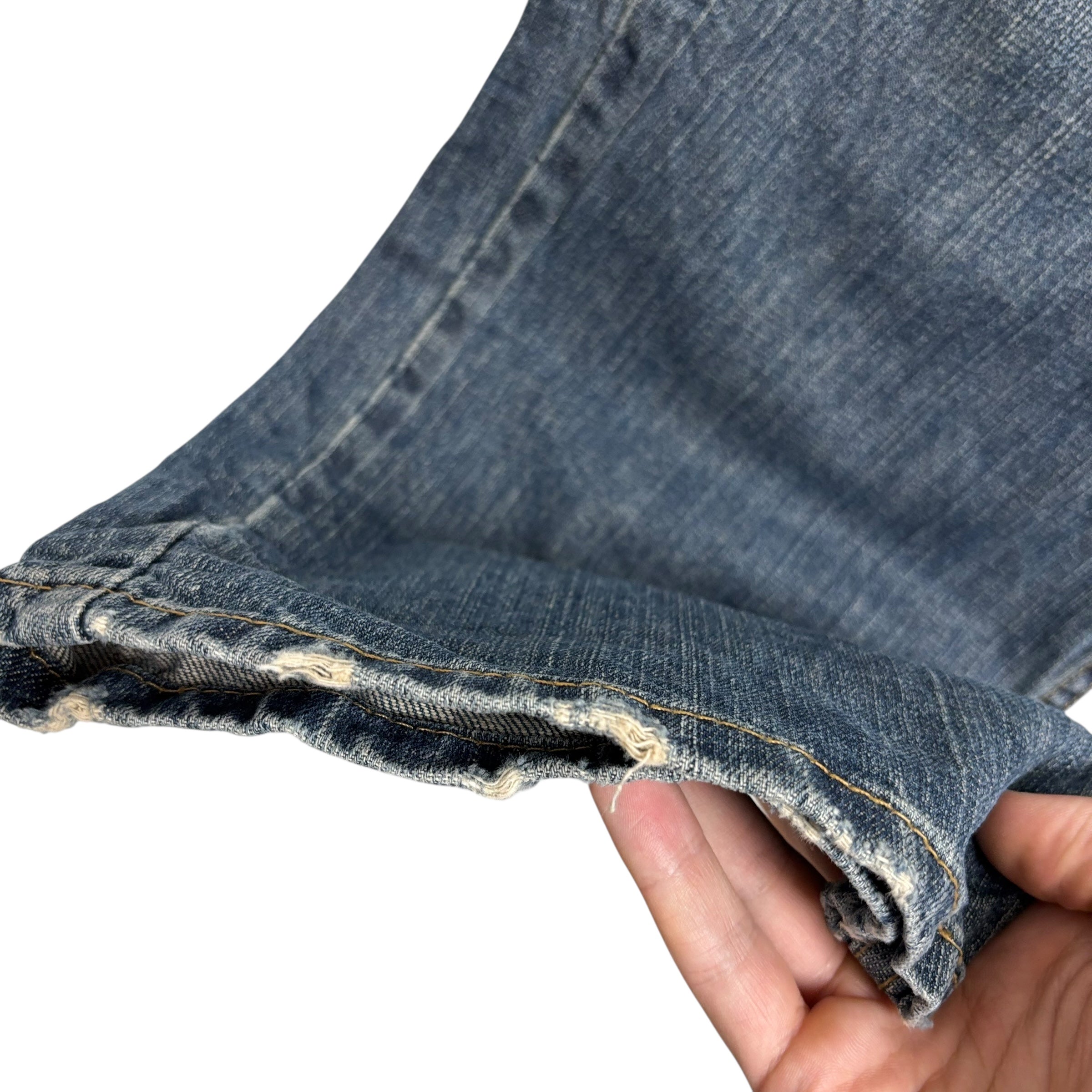 Levis 559 Jeans W42 L30 Mens Dark Blue Baggy Relaxed Straight Fit Denim (E)