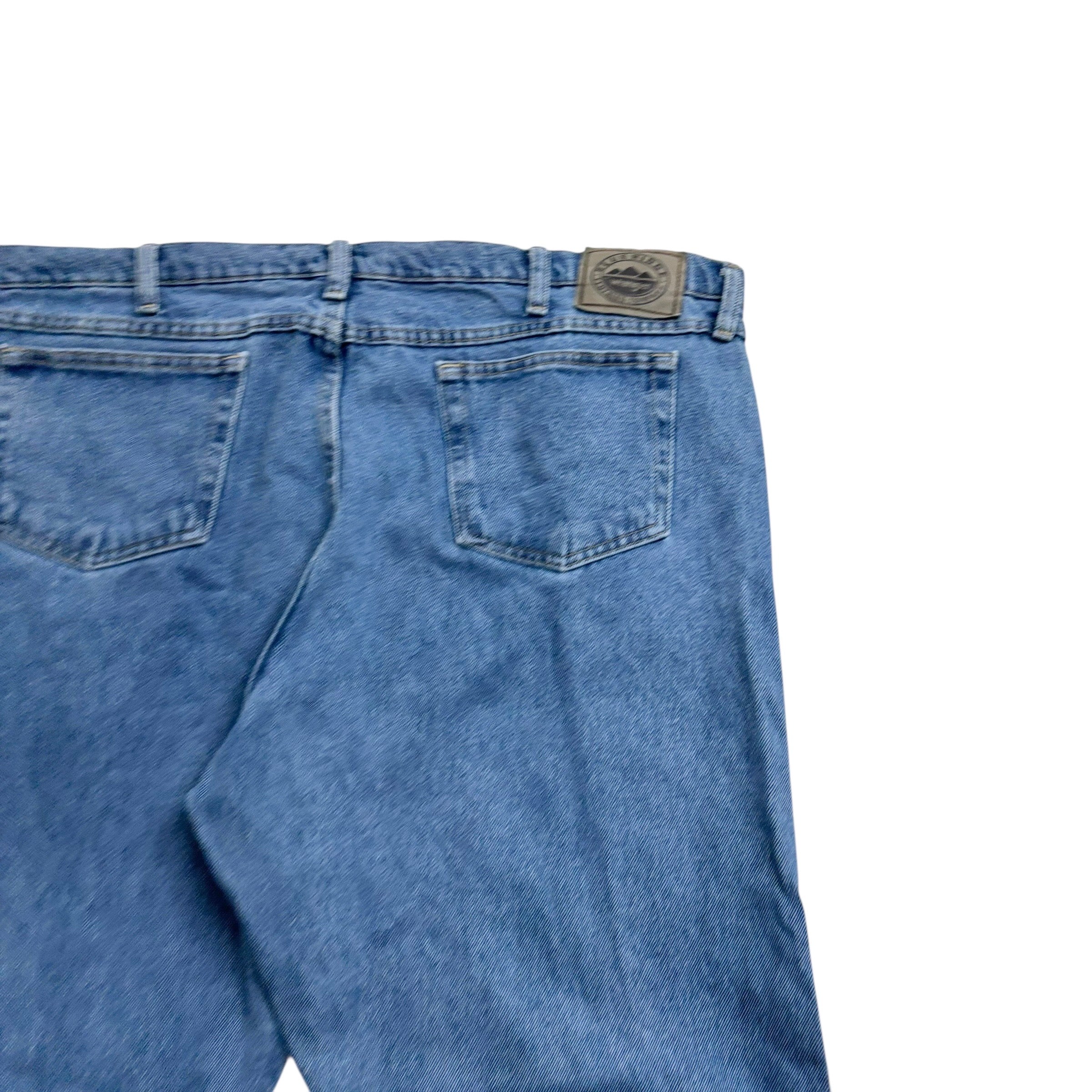 Wrangler Jeans W44 L30 Mens Mid Blue Regular Straight Fit Vintage Denim