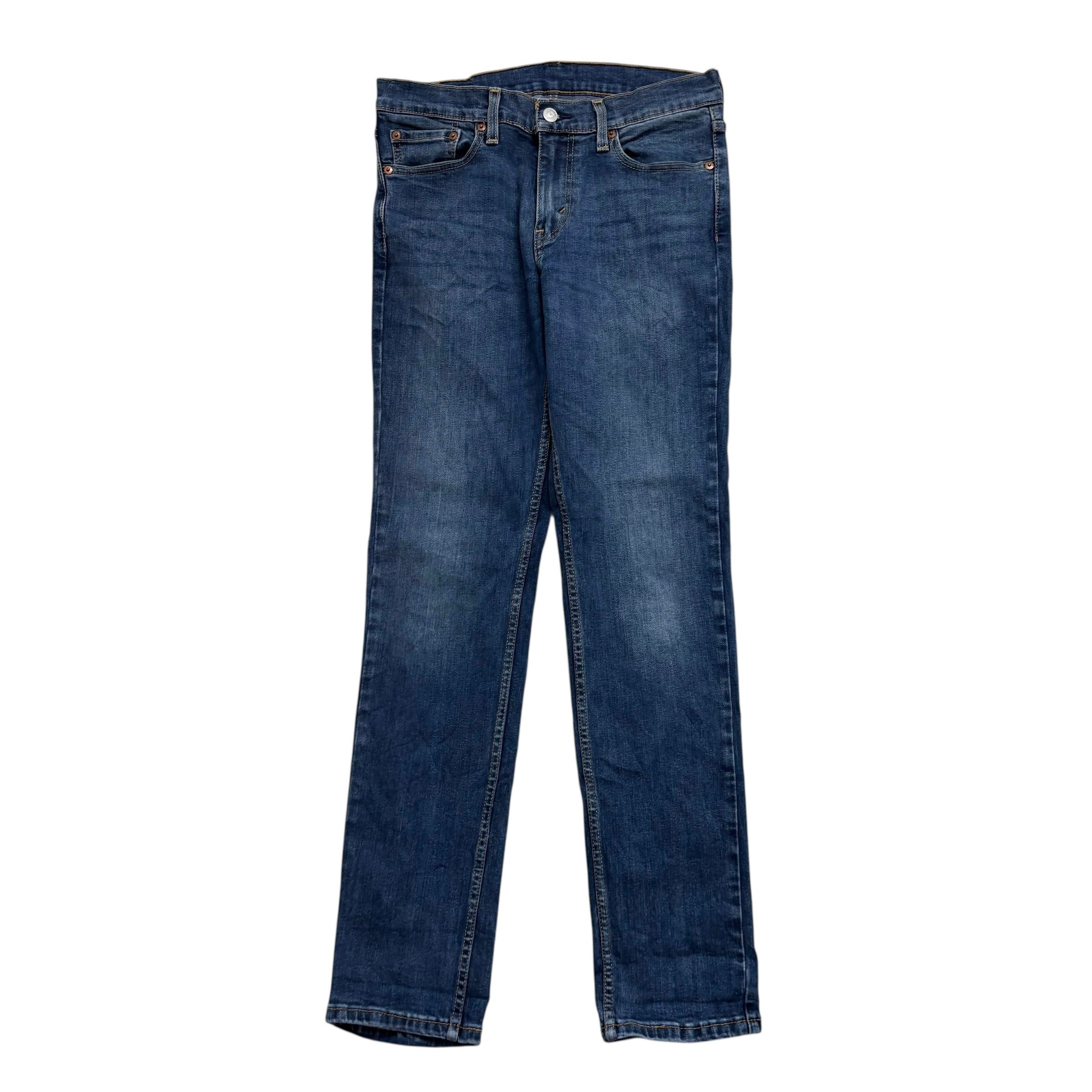 Levis 511 Jeans W30 L32 Mens Dark Blue Slim Fit Stretch Denim (E)