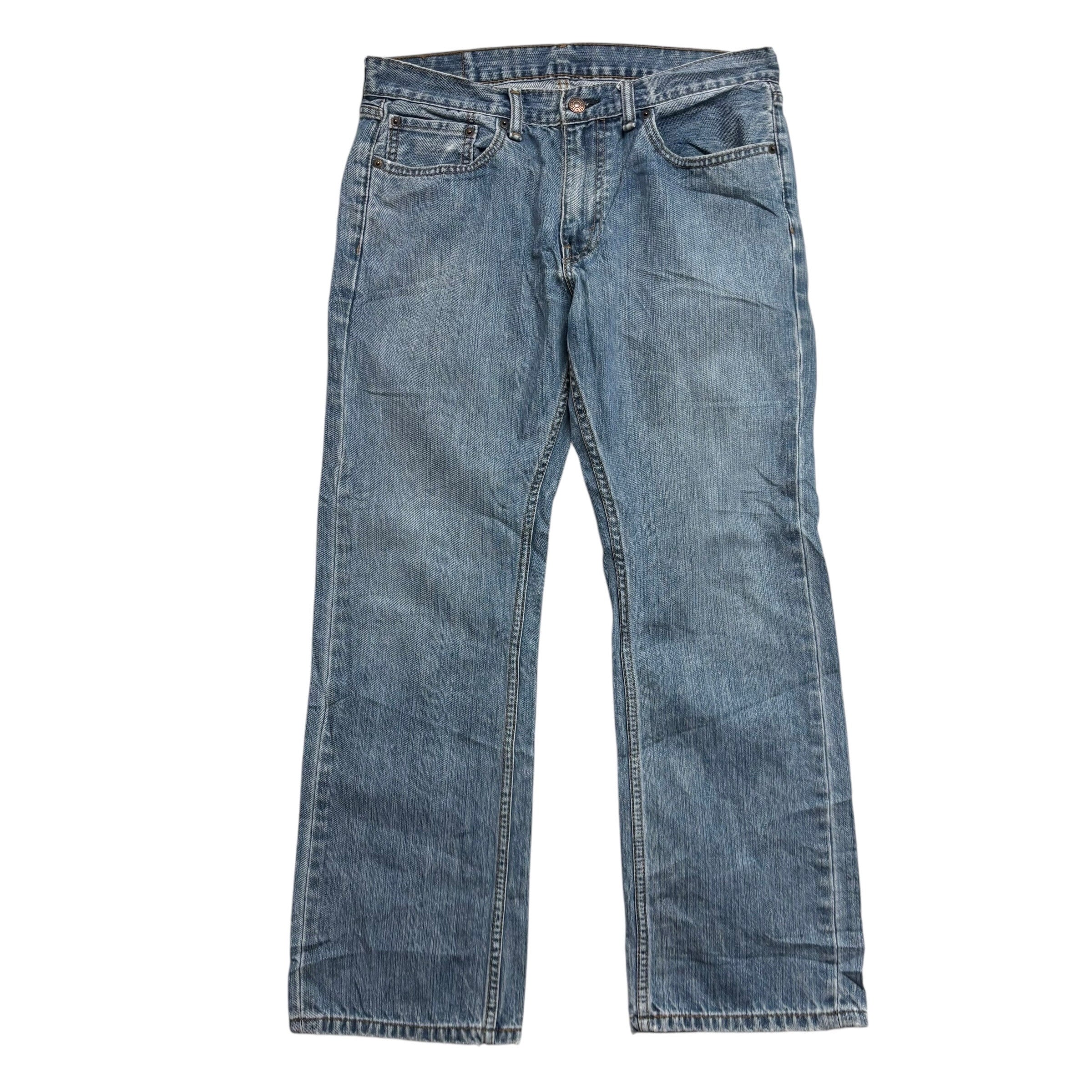 Levis 559 Jeans W32 L30 Mens Blue Baggy Relaxed Straight Fit Denim (F)