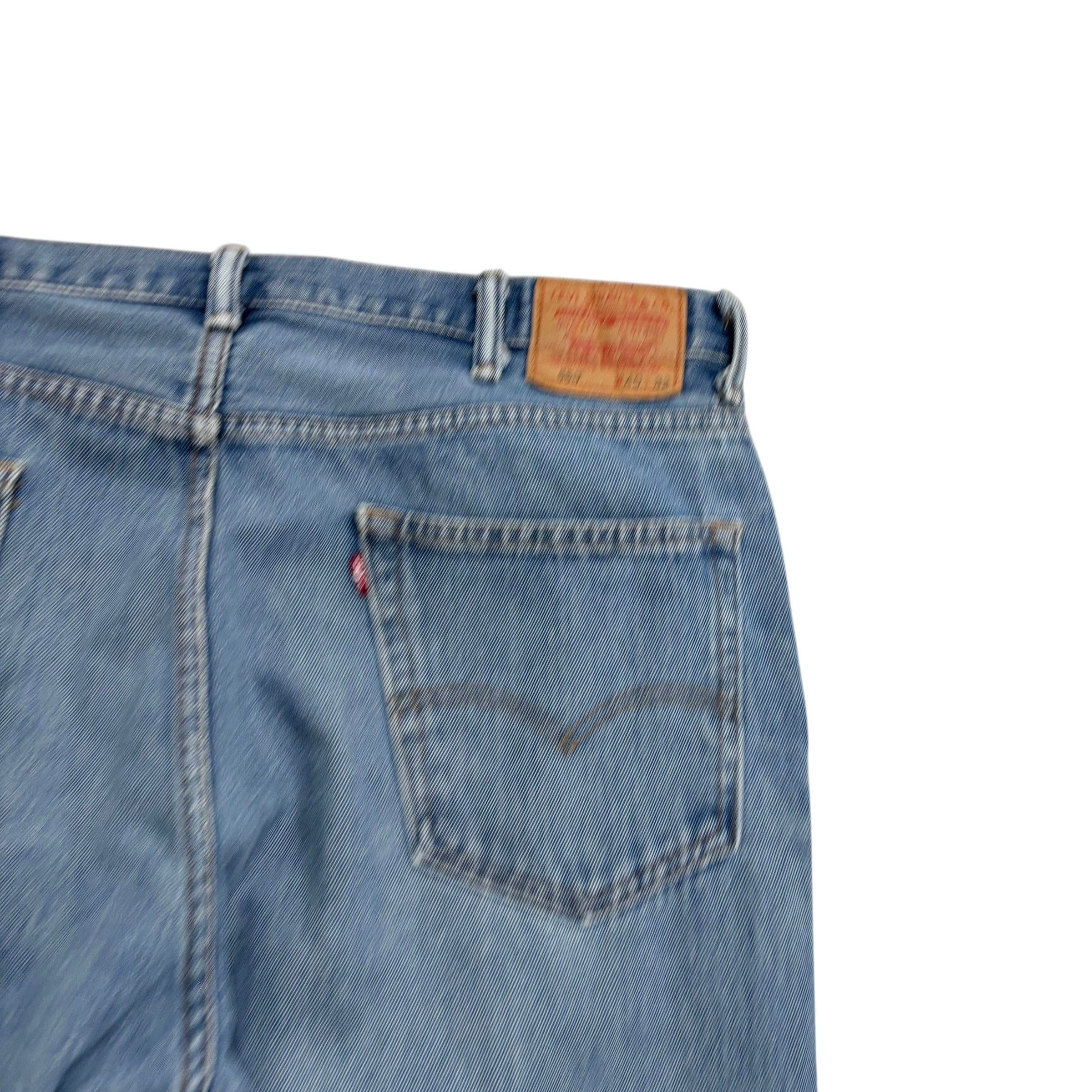 Levis 550 Jeans W40 L32 Mens Mid Blue Baggy Relaxed Straight Fit Vintage Denim