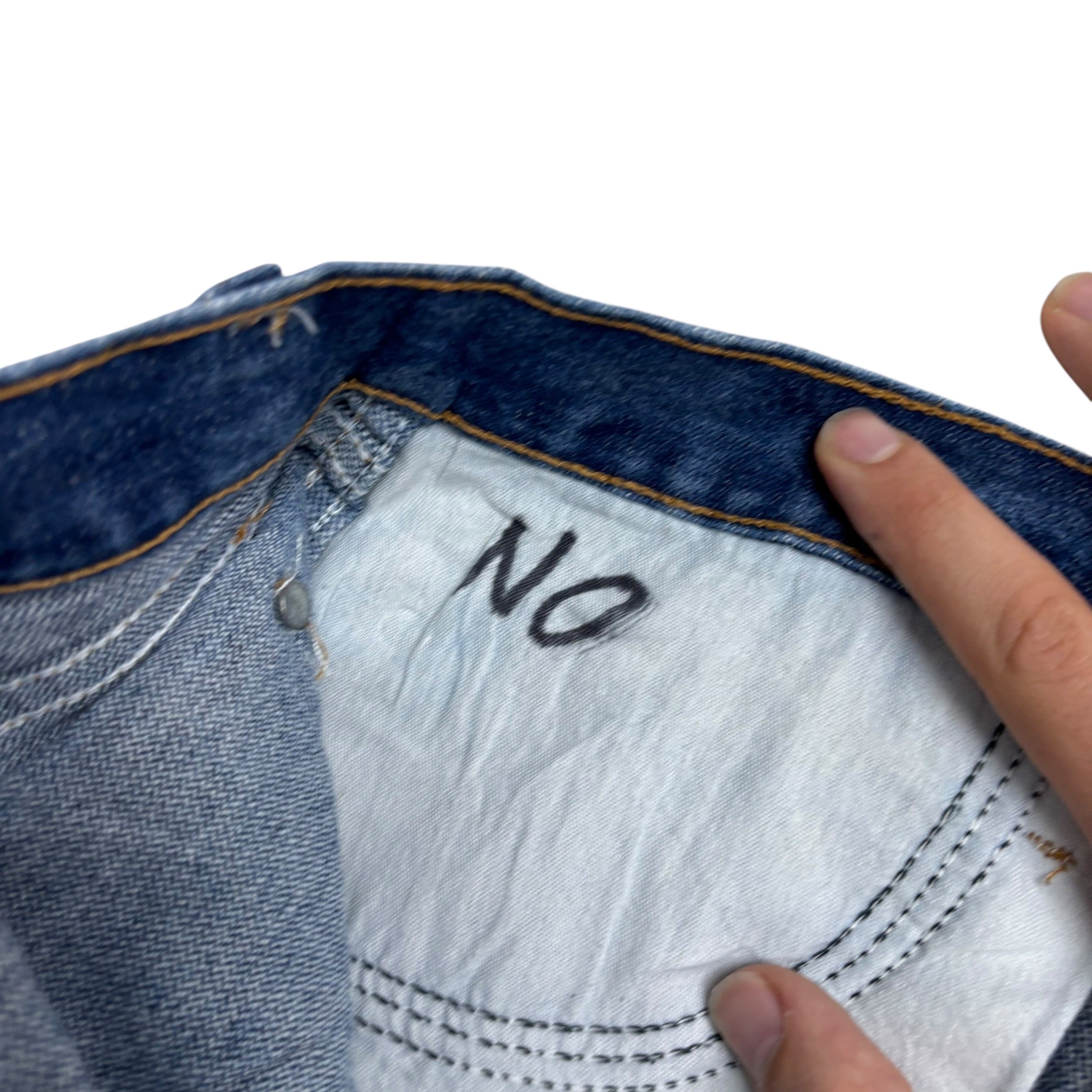 Wrangler Jeans Cowboy Cut W42 L30 Mens Mid Blue 13MWZ Original Fit Denim