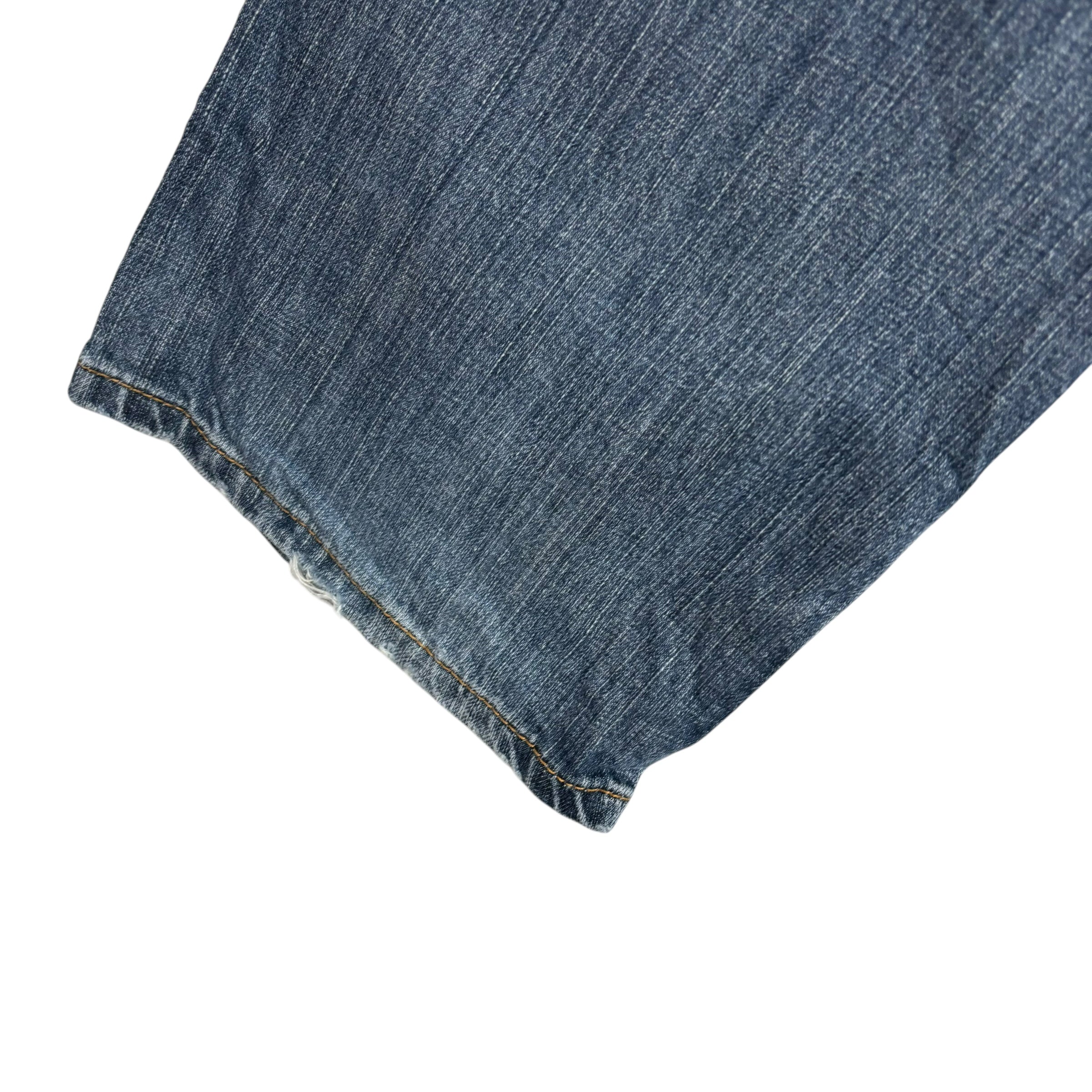 Levis 559 Jeans W38 L34 Mens Mid Blue Baggy Relaxed Straight Fit Denim