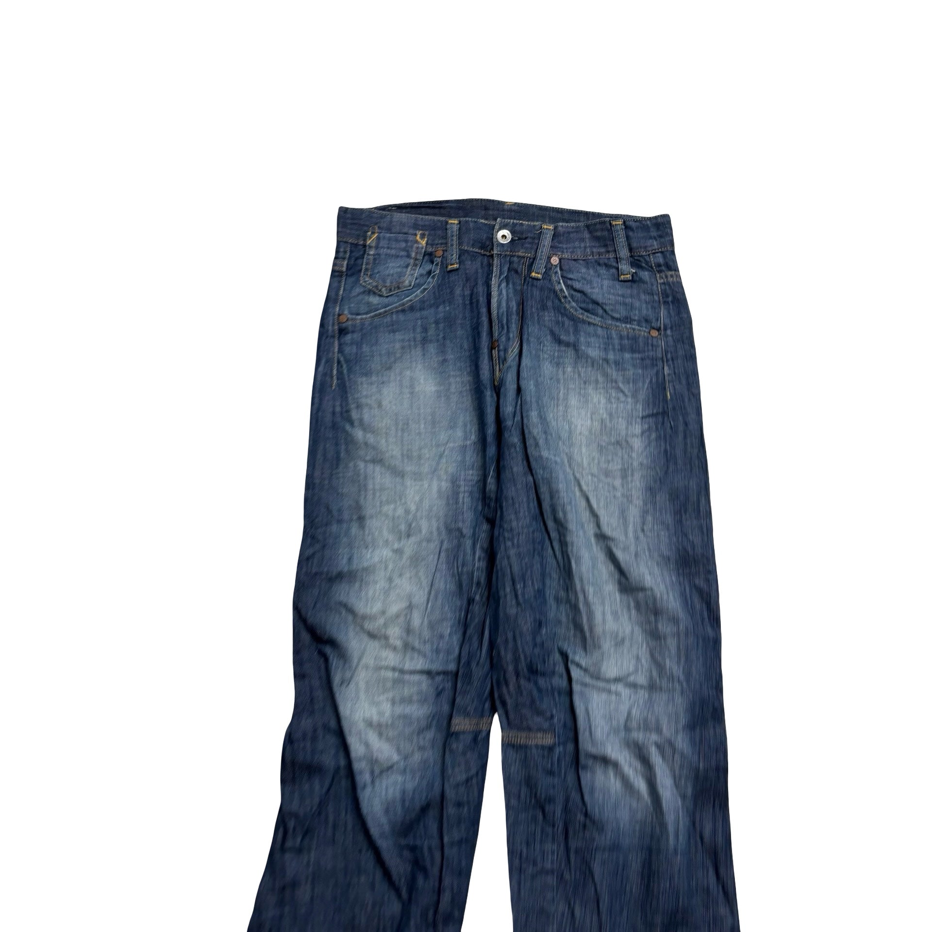 G-Star S.C. A Crotch W30 L32 Mens Dark Blue Relaxed Straight Fit Denim (E)