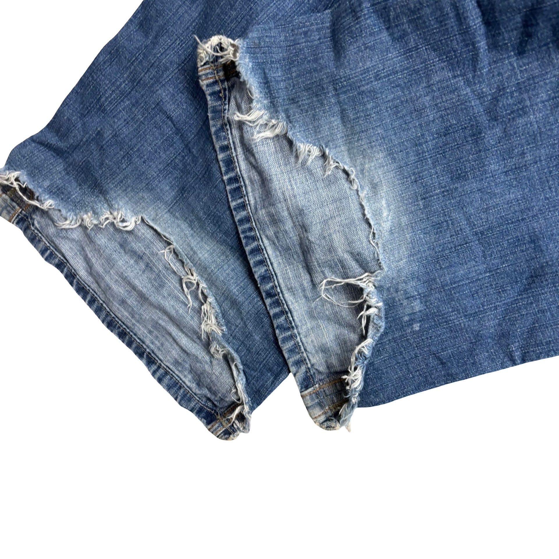 Diesel Bootcut Jeans W32 L34 Mens Mid Blue Relaxed Fit Vintage Macrowill (F)