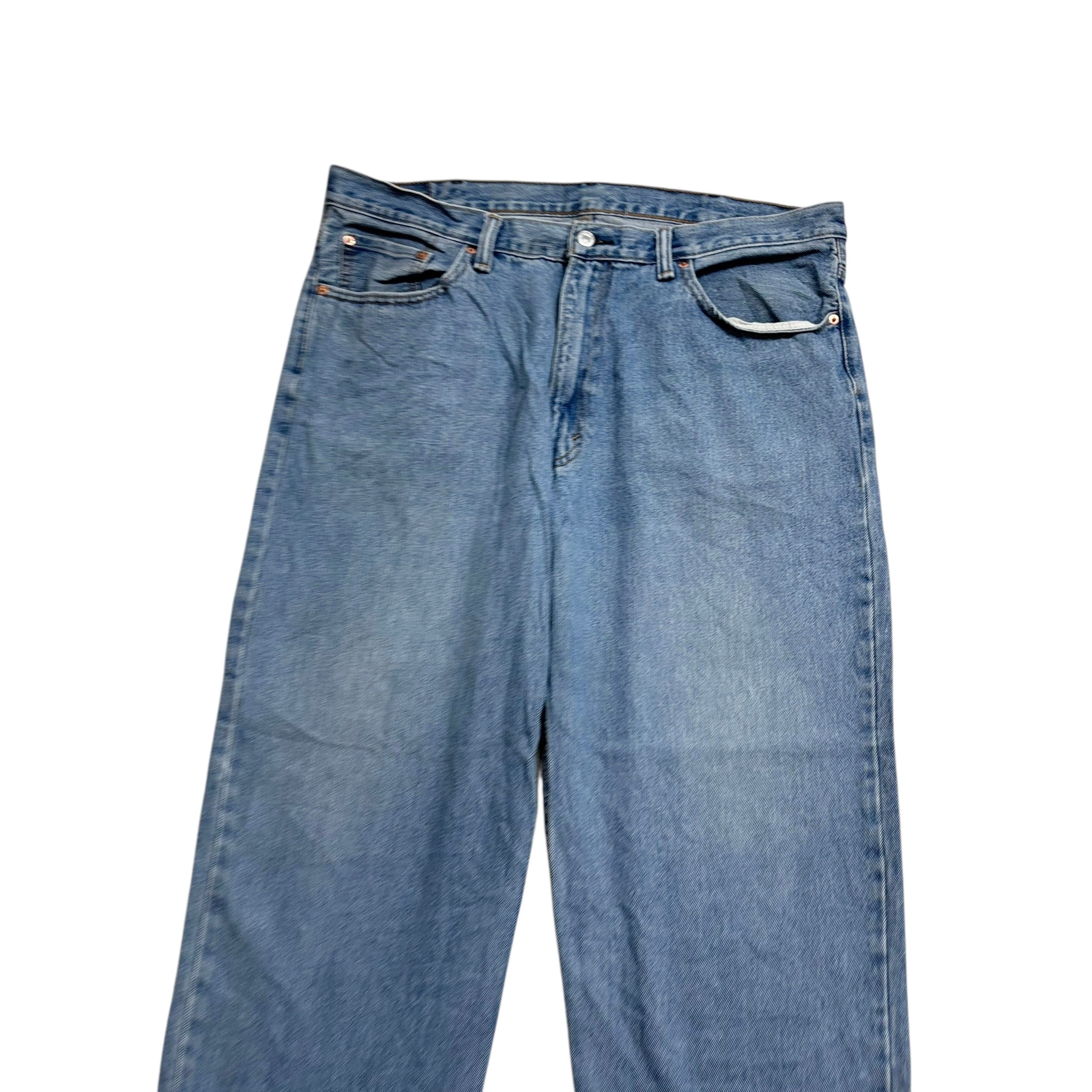 Levis 550 Jeans W40 L30 Mens Light Blue Baggy Relaxed Straight Fit Vintage (E)