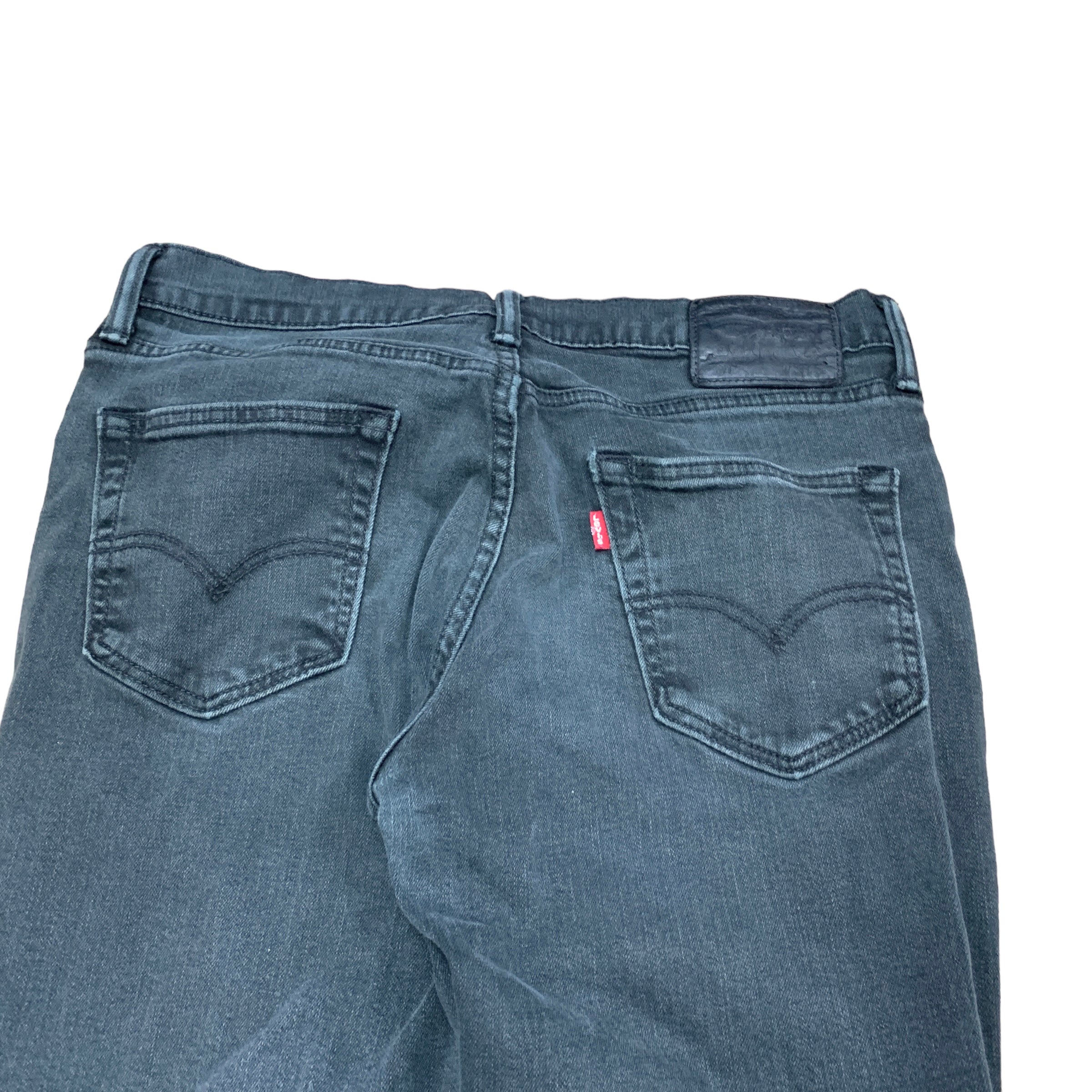 Levis 511 Jeans W34 L36 Mens Black Slim Fit Denim