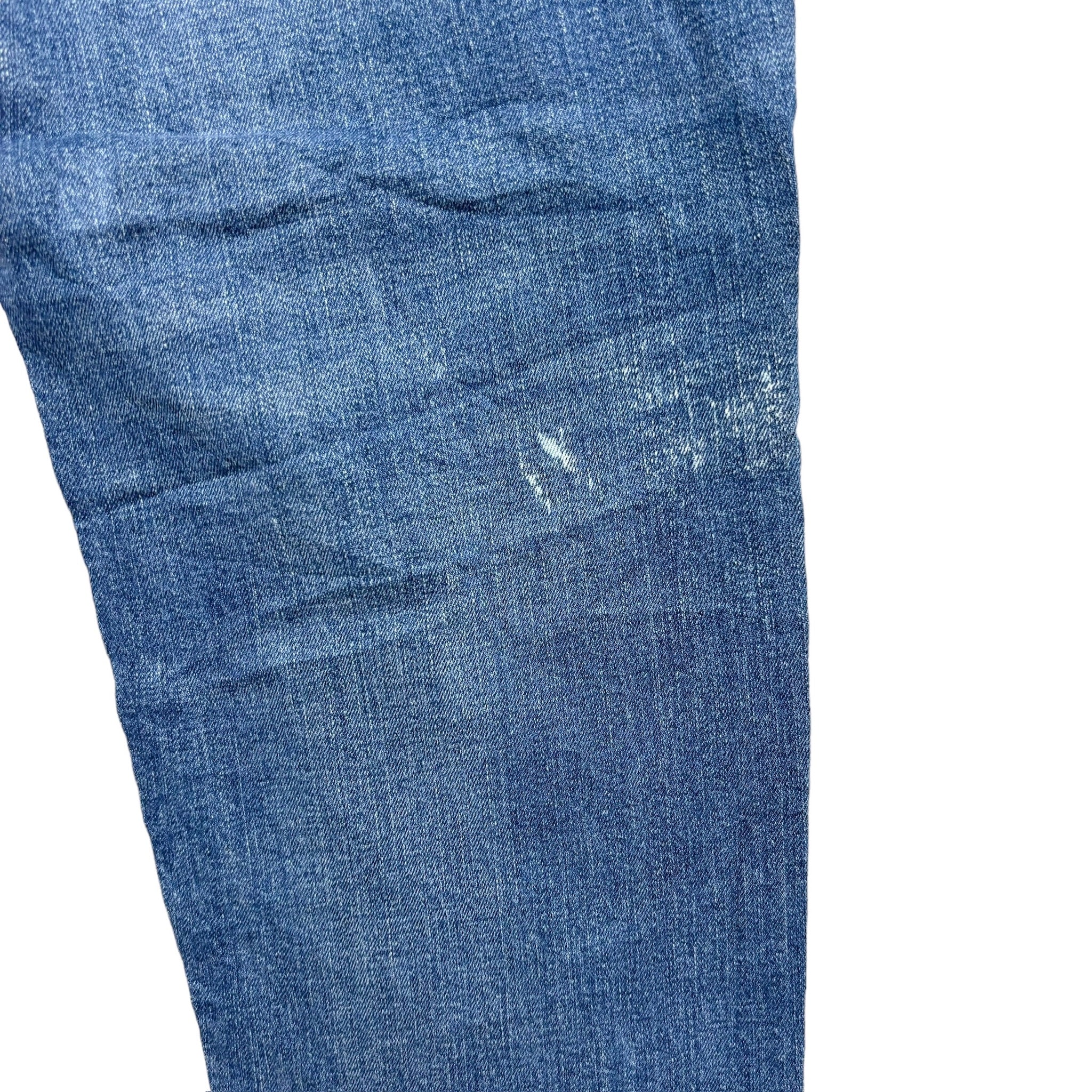 Levis 531 Jeans W33 L29 Mens Mid Blue Athletic Slim Fit Stretch Denim