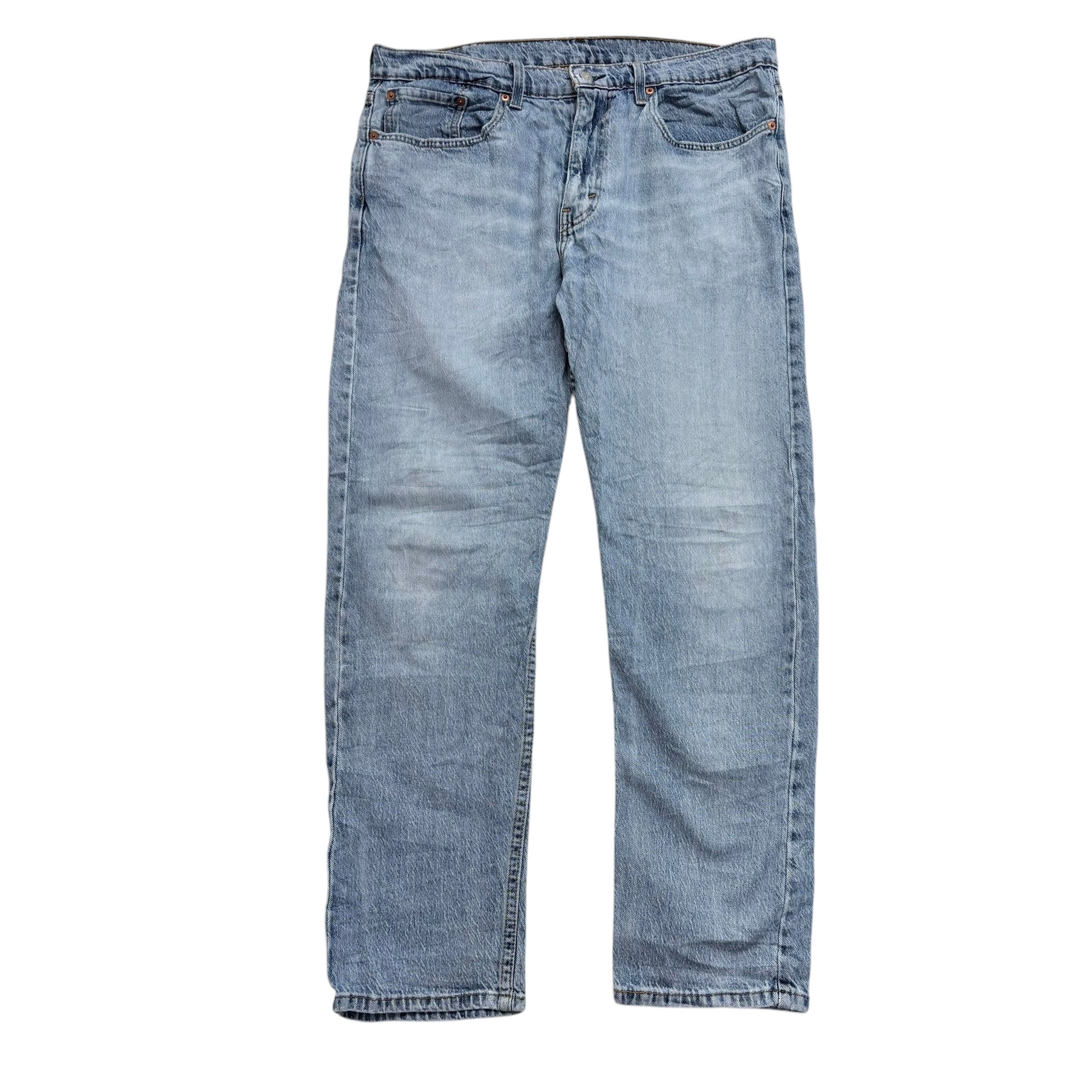 Levis 502 Jeans W36 L32 Mens Light Blue Regular Tapered Fit Denim