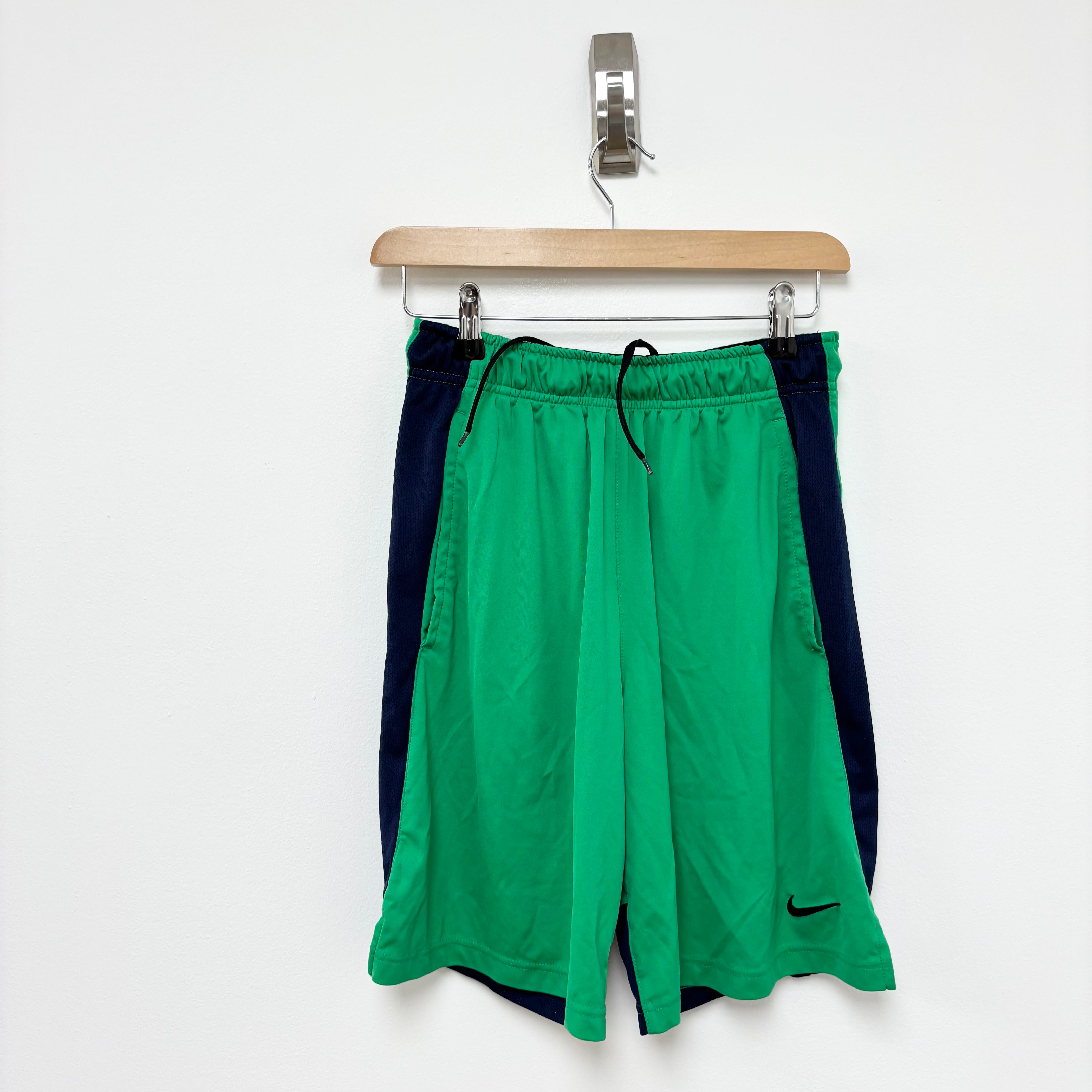 Nike Shorts Mens Small Green Dri Fit Running Sports Gym Athletic Pockets (E)