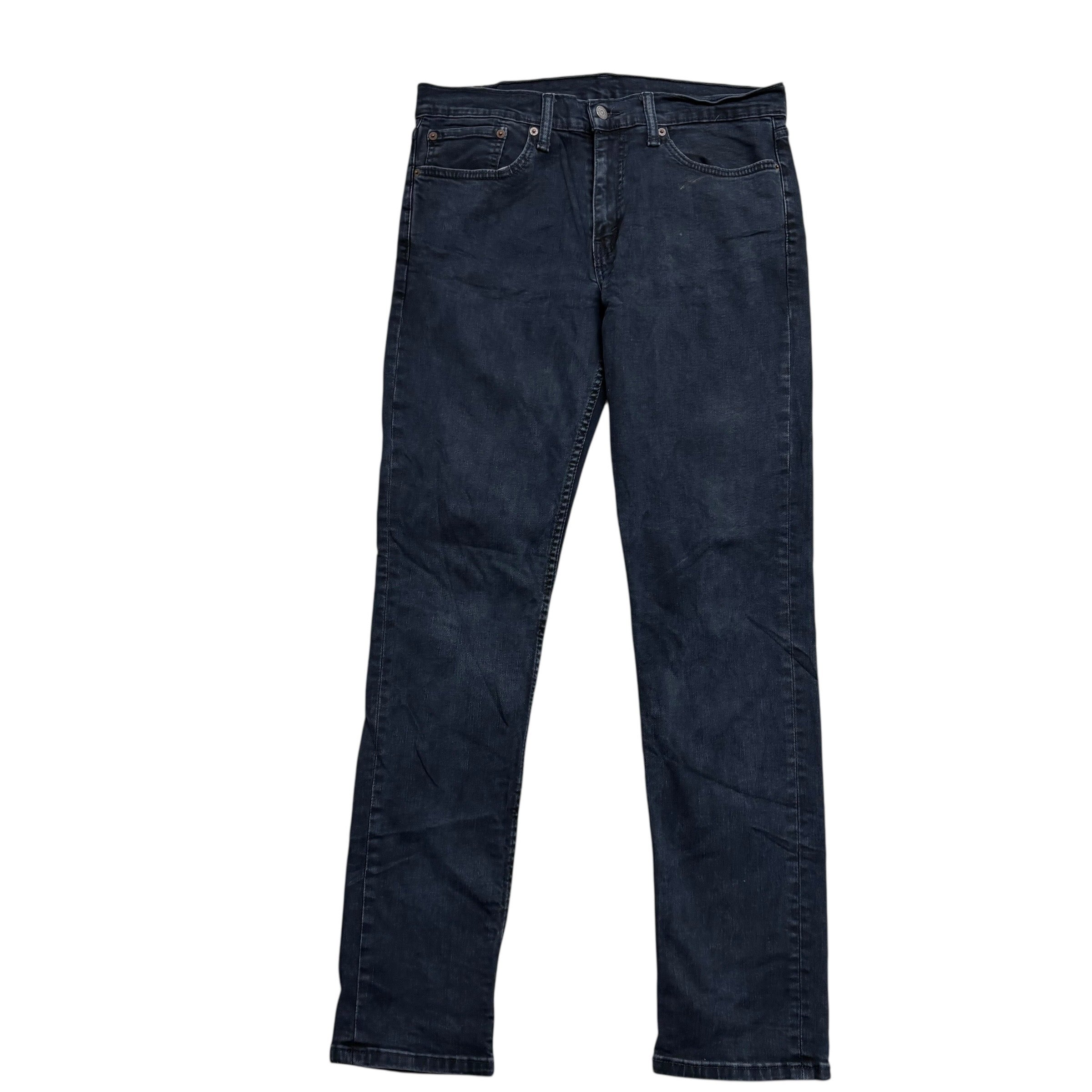 Levis 511 Jeans W34 L34 Mens Navy Blue Slim Fit Stretch Denim
