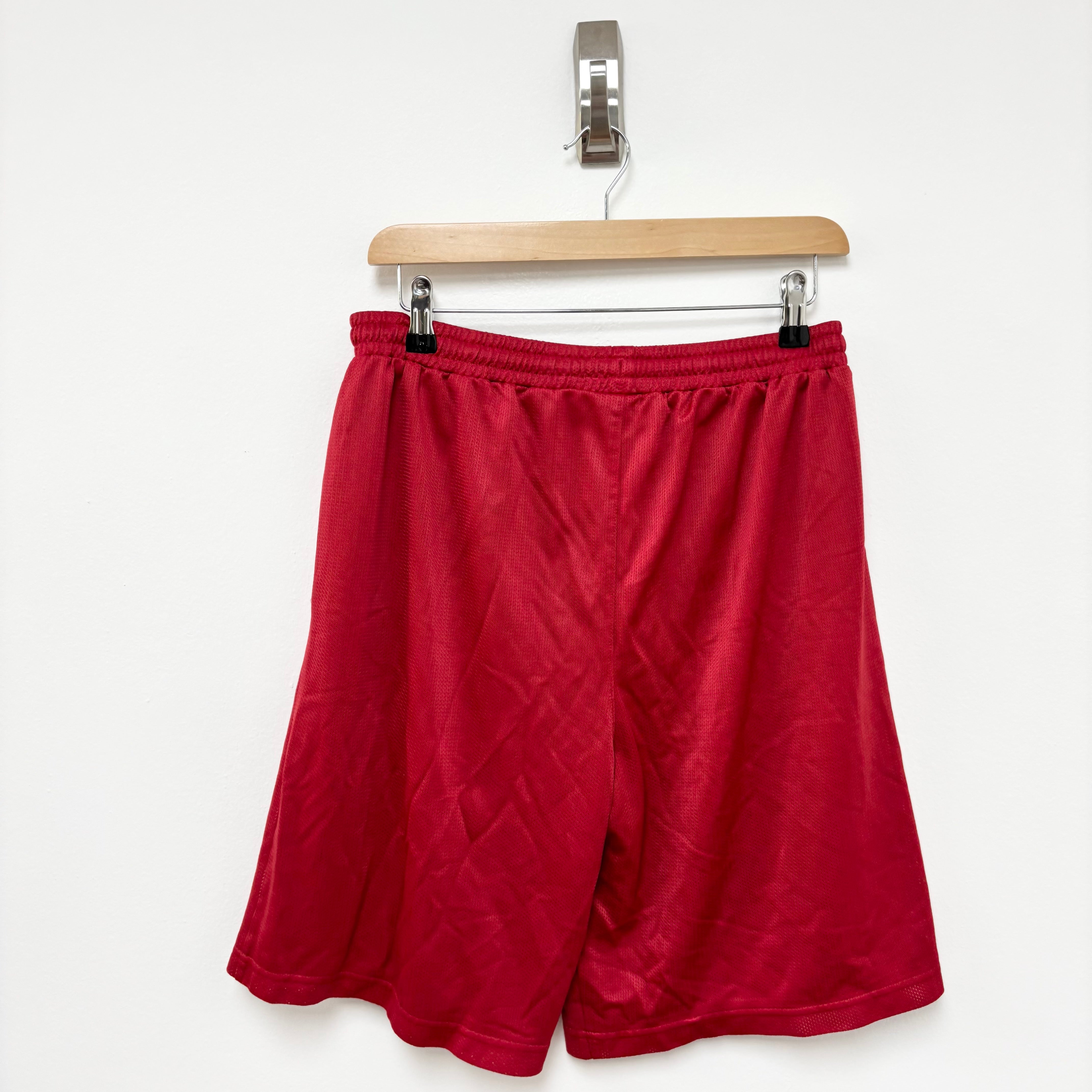 Nike Shorts Mens XL Red Running Sports Gym Athletic Pockets Vintage (E)