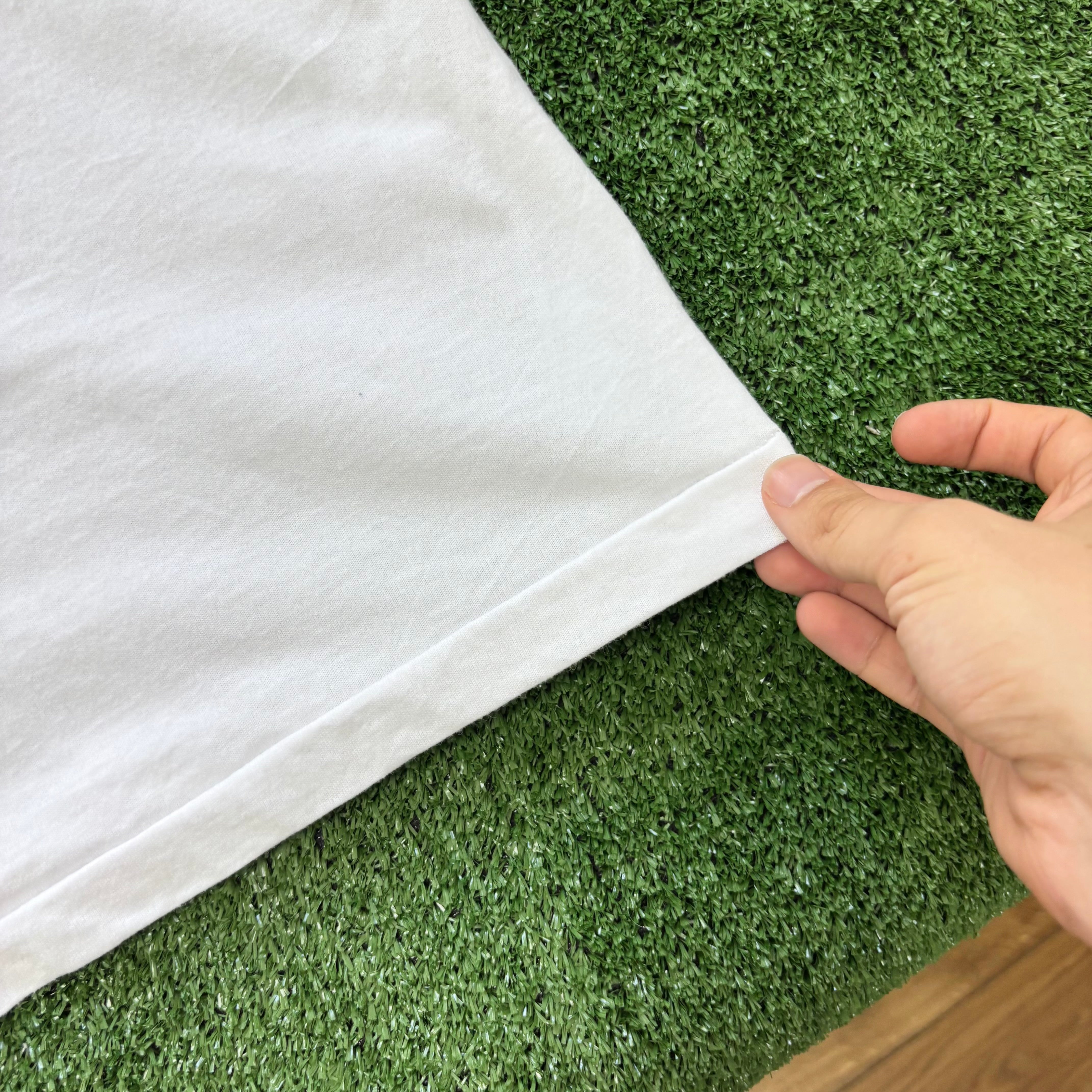 Vintage T Shirt Mens XL White Single Stitch Graphic Print 90s Tourist (E)