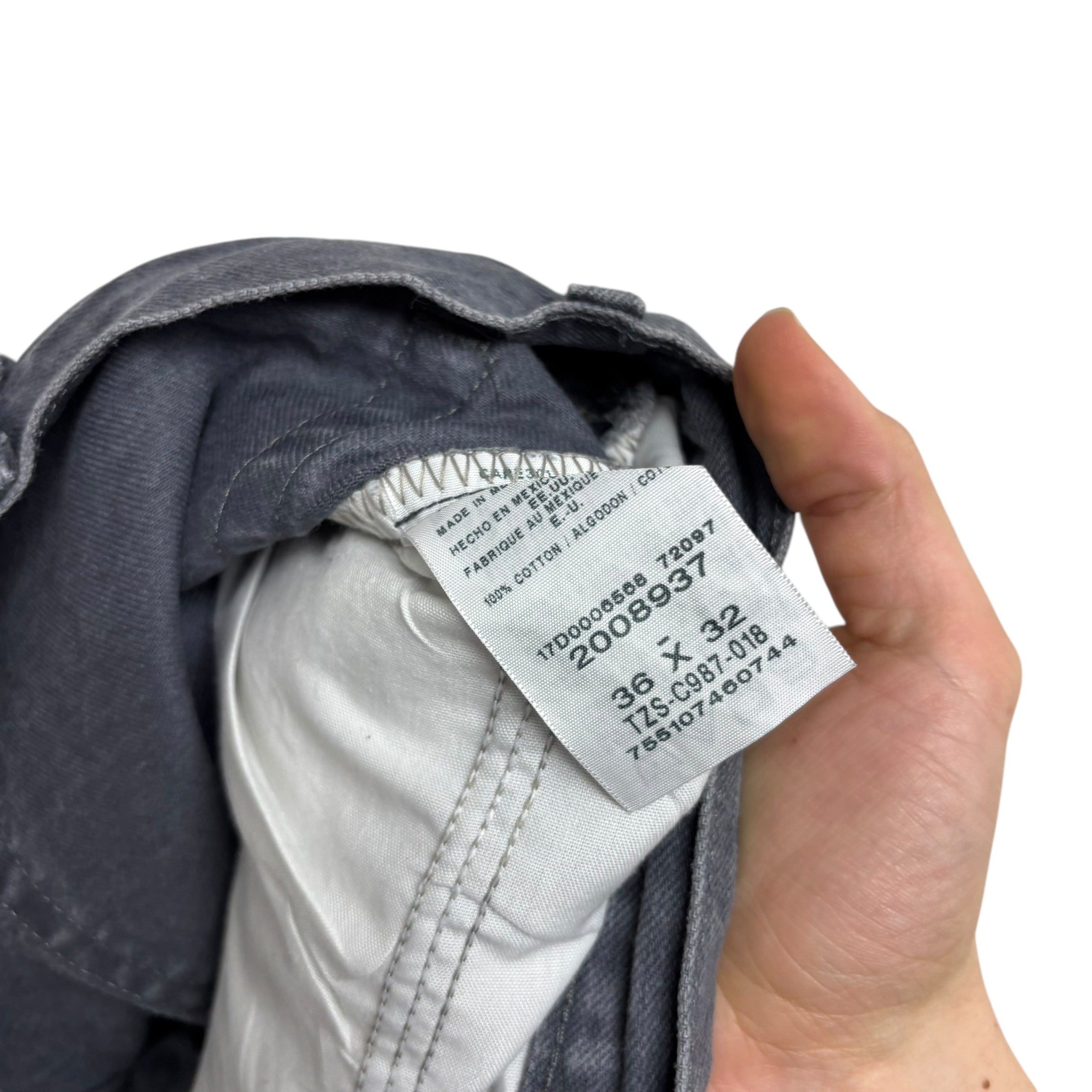 Lee Jeans W36 L32 Mens Grey Regular Straight Fit Denim (E)