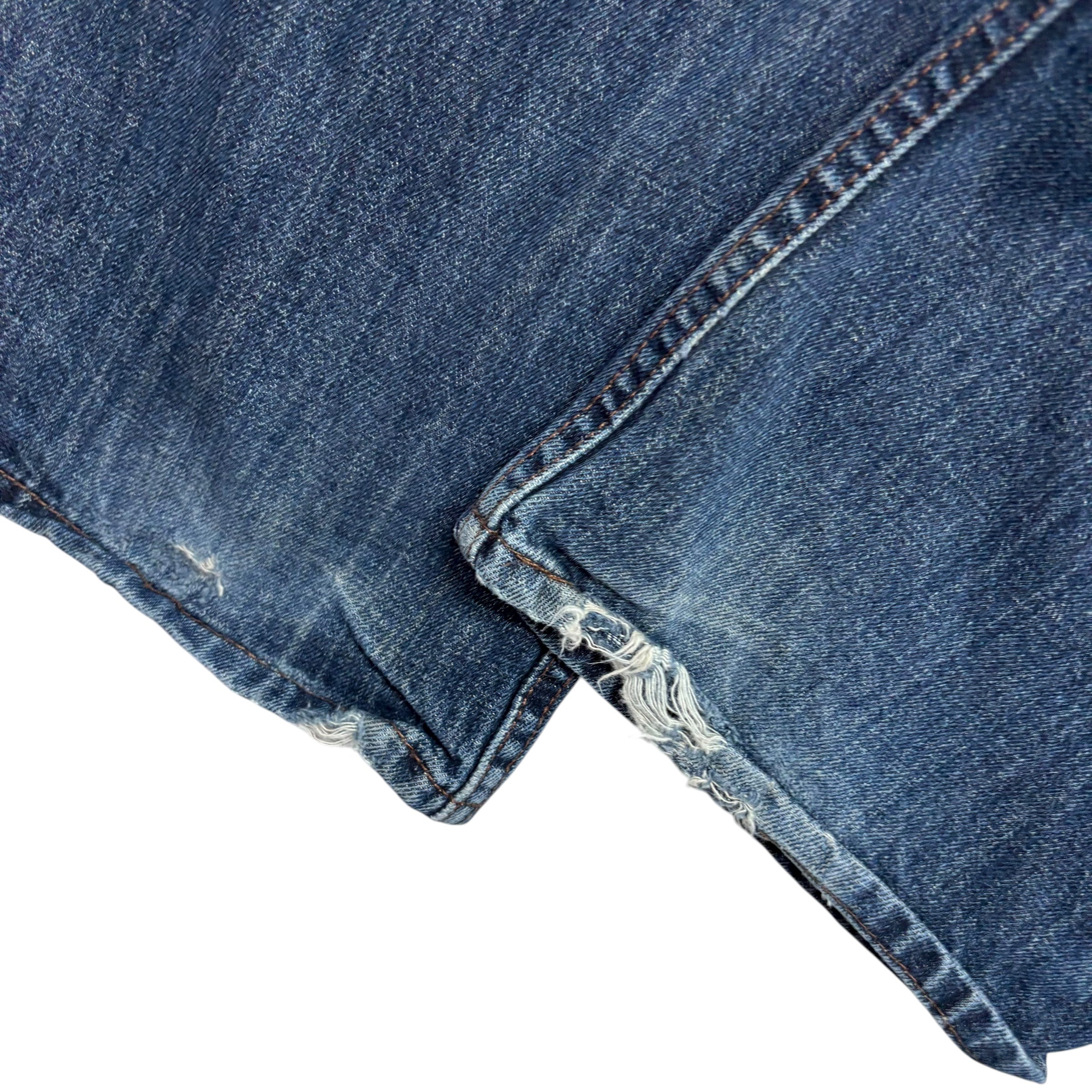 Levis 527 Jeans W33 L32 Mens Dark Blue Slim Bootcut Fit Denim