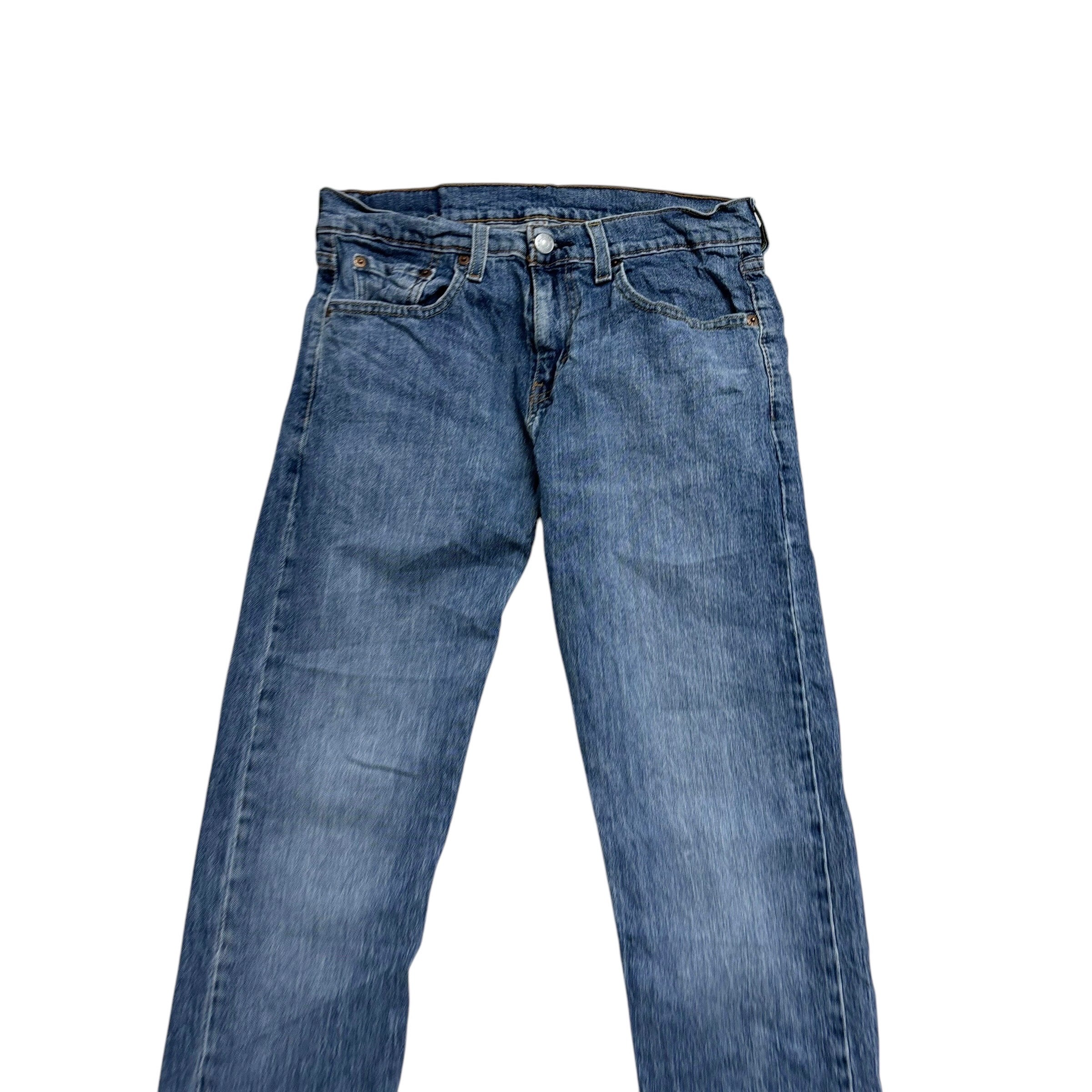 Levis 502 Jeans W28 L32 Mens Mid Blue Regular Tapered Fit Stretch Denim