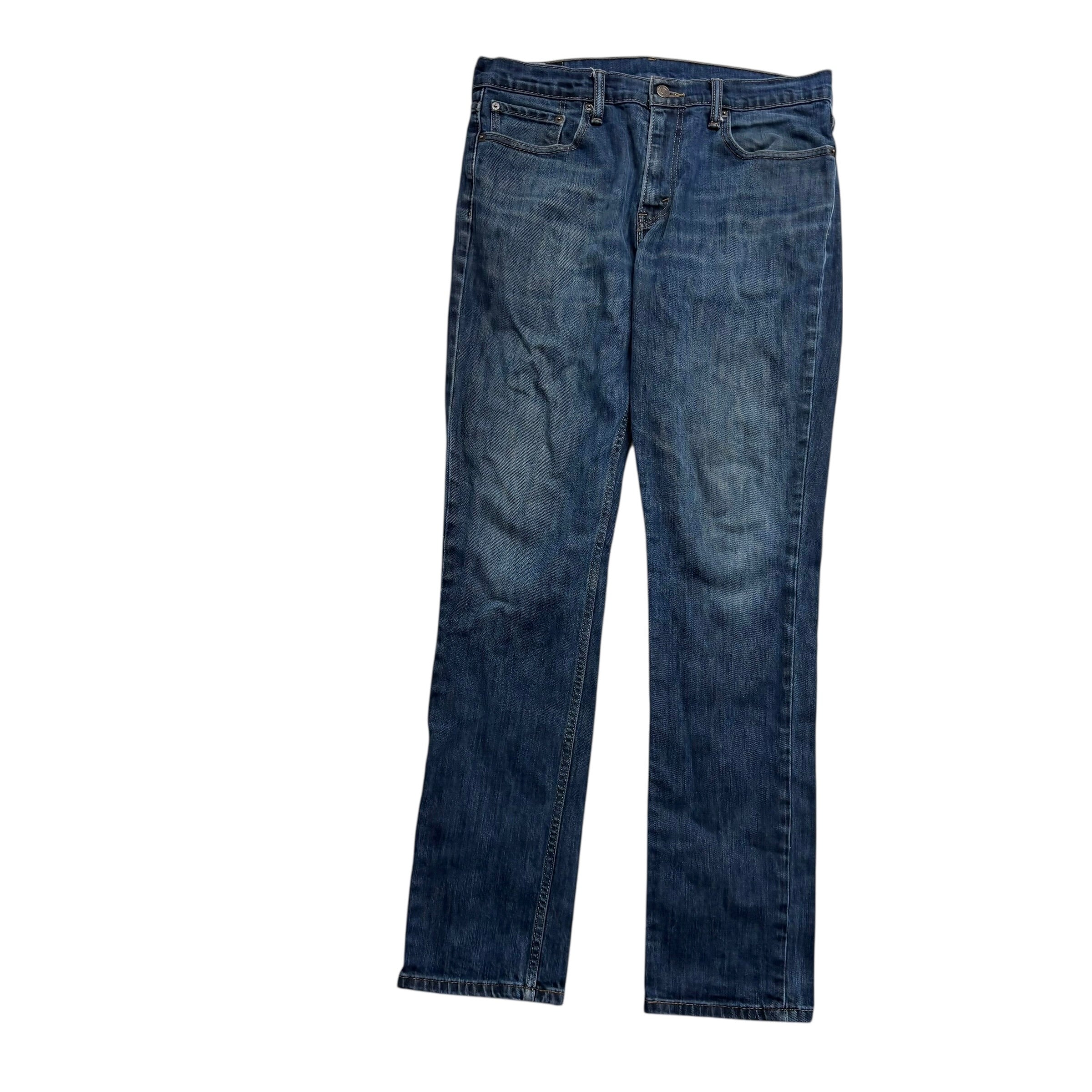 Levis 511 Jeans W33 L34 Mens Dark Blue Slim Fit Stretch Denim (F)