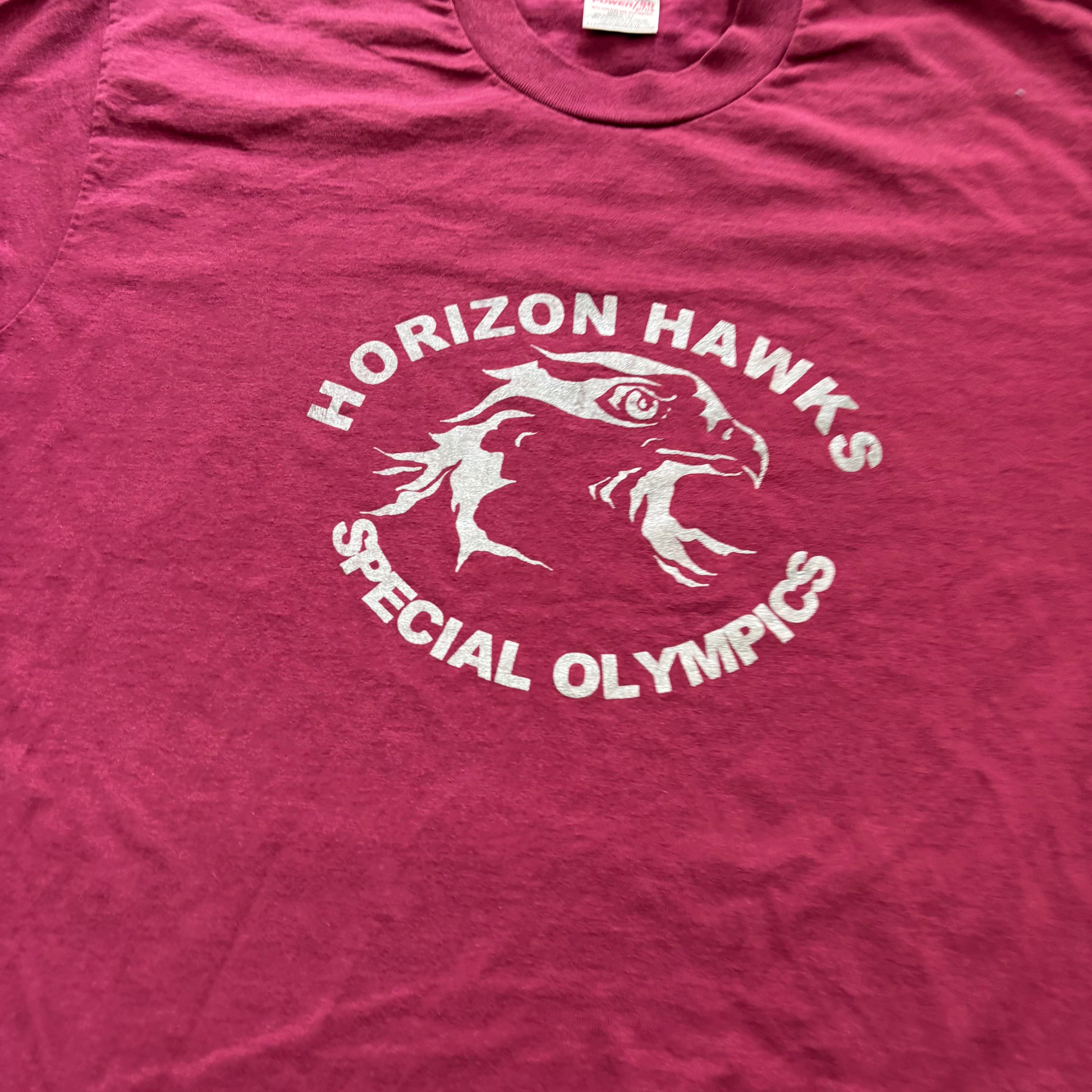 Vintage T Shirt Mens XL Burgundy Single Stitch Graphic Print 90s USA (E)