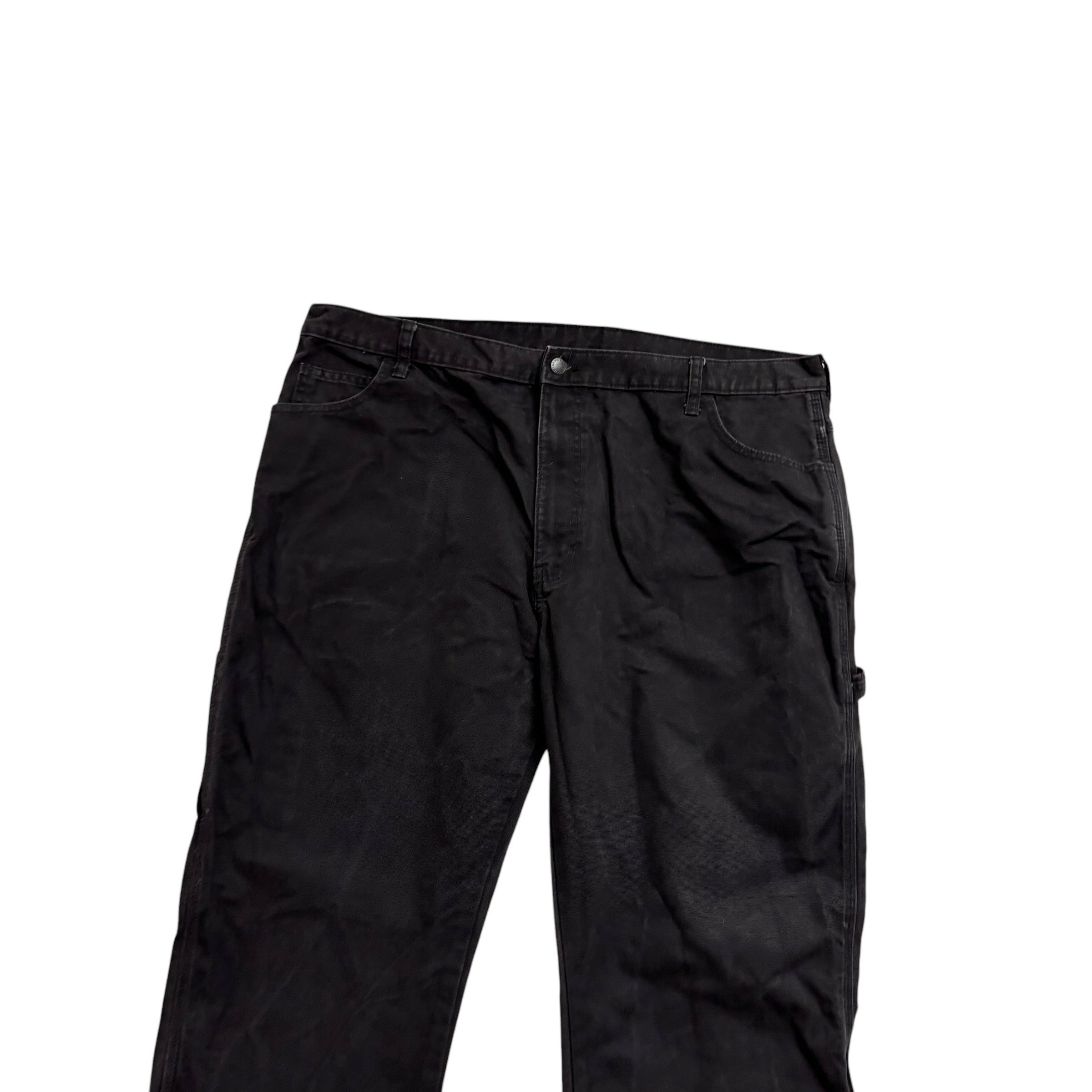 Dickies Carpenter Pants W40 L30 Mens Black Relaxed Straight Fit Trousers Jeans