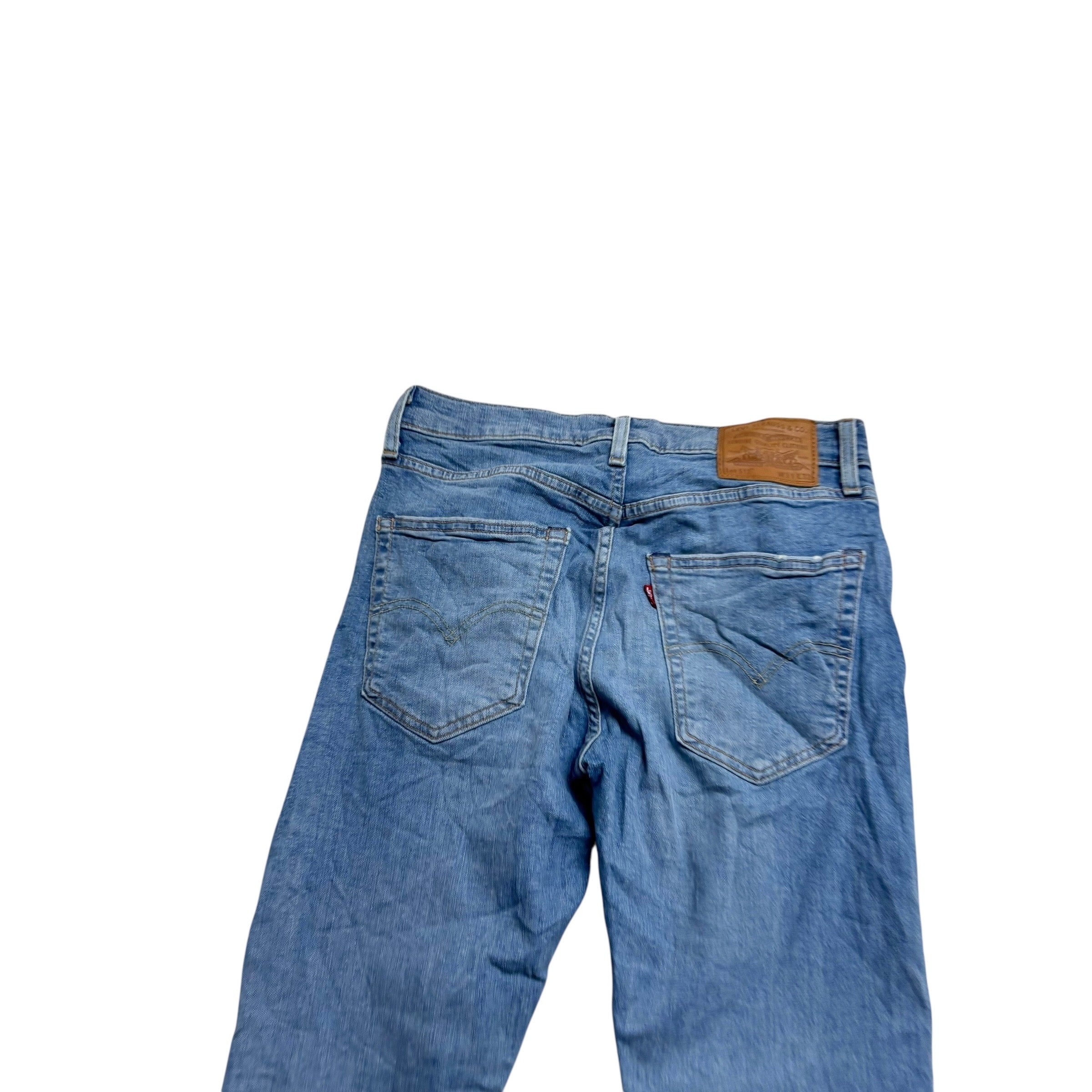 Levis 512 Jeans W30 L32 Mens Light Blue Slim Tapered Stretch Premium Denim (E)