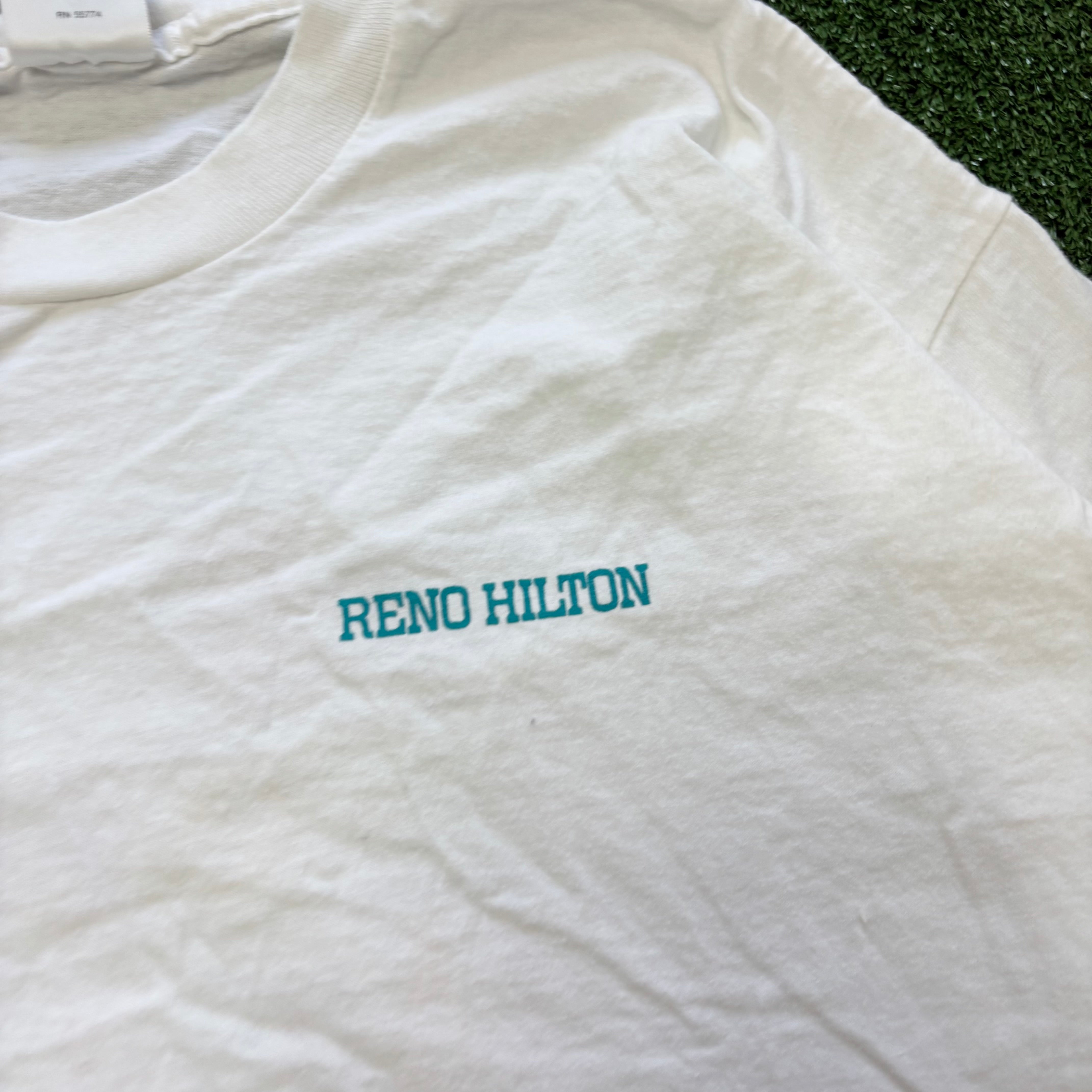 Vintage T Shirt Mens XL White Single Stitch Graphic Print 90s USA (E)