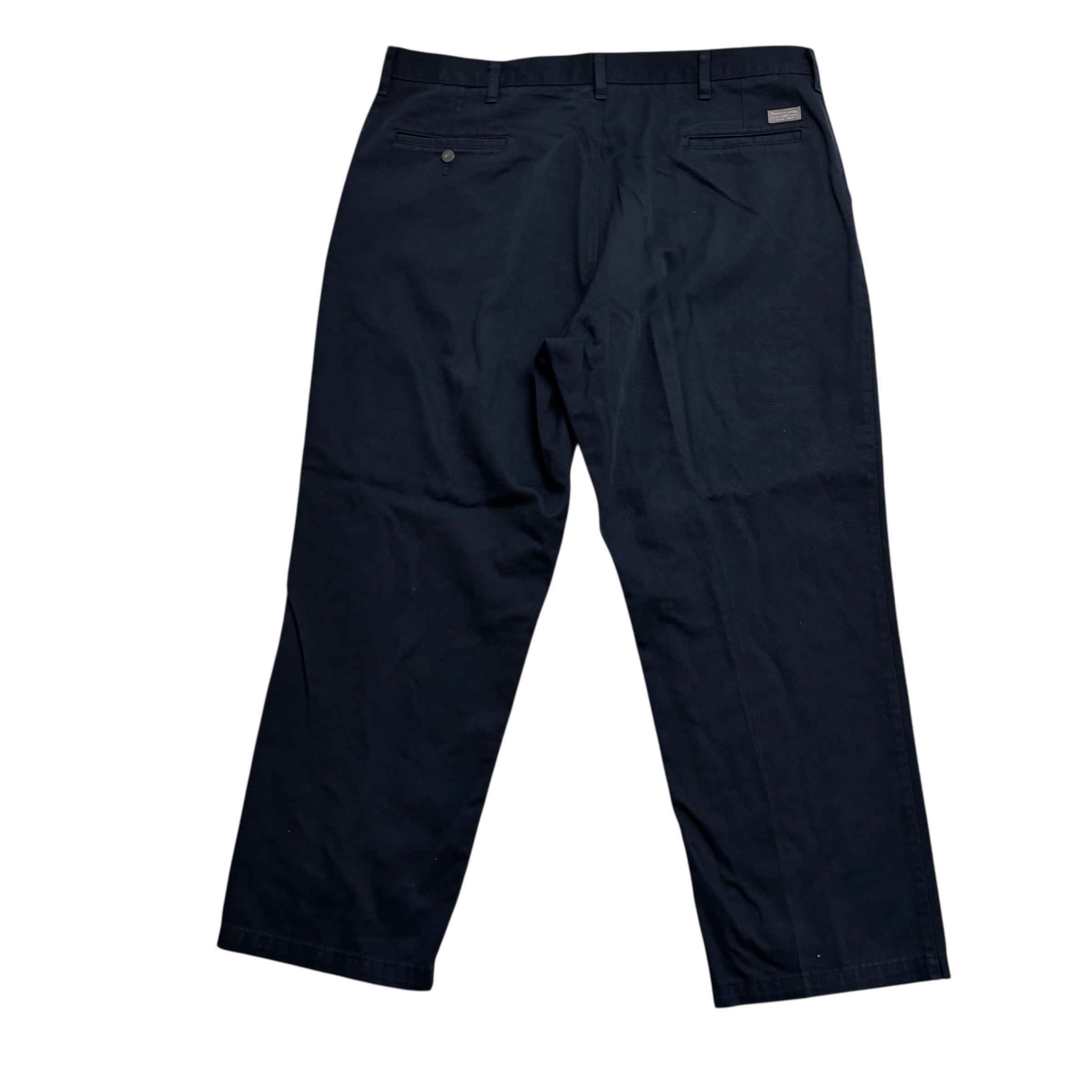 Lee Trousers W40 L30 Mens Navy Regular Straight Fit Vintage Pants (E)