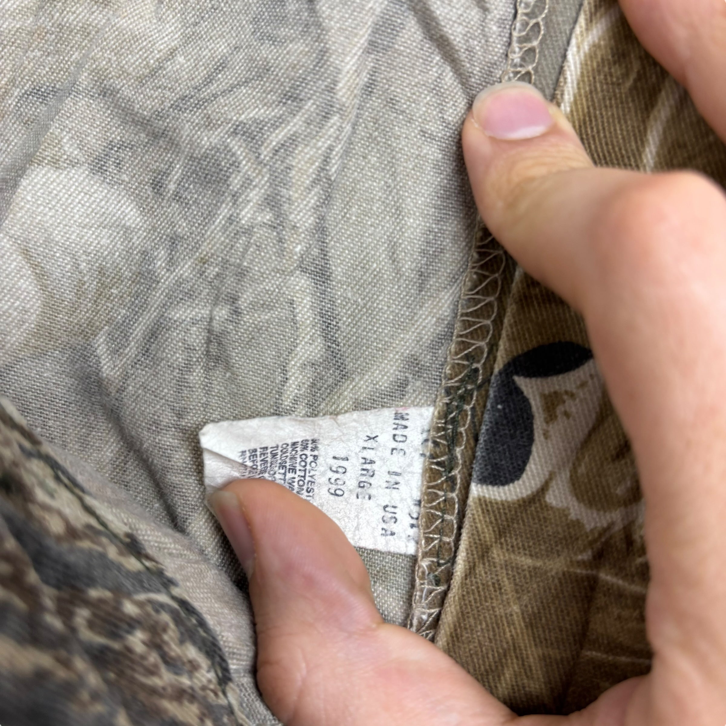 Vintage Realtree Trousers W40 L32 Mens Cargo Camo Baggy Relaxed Fit Pants (E)