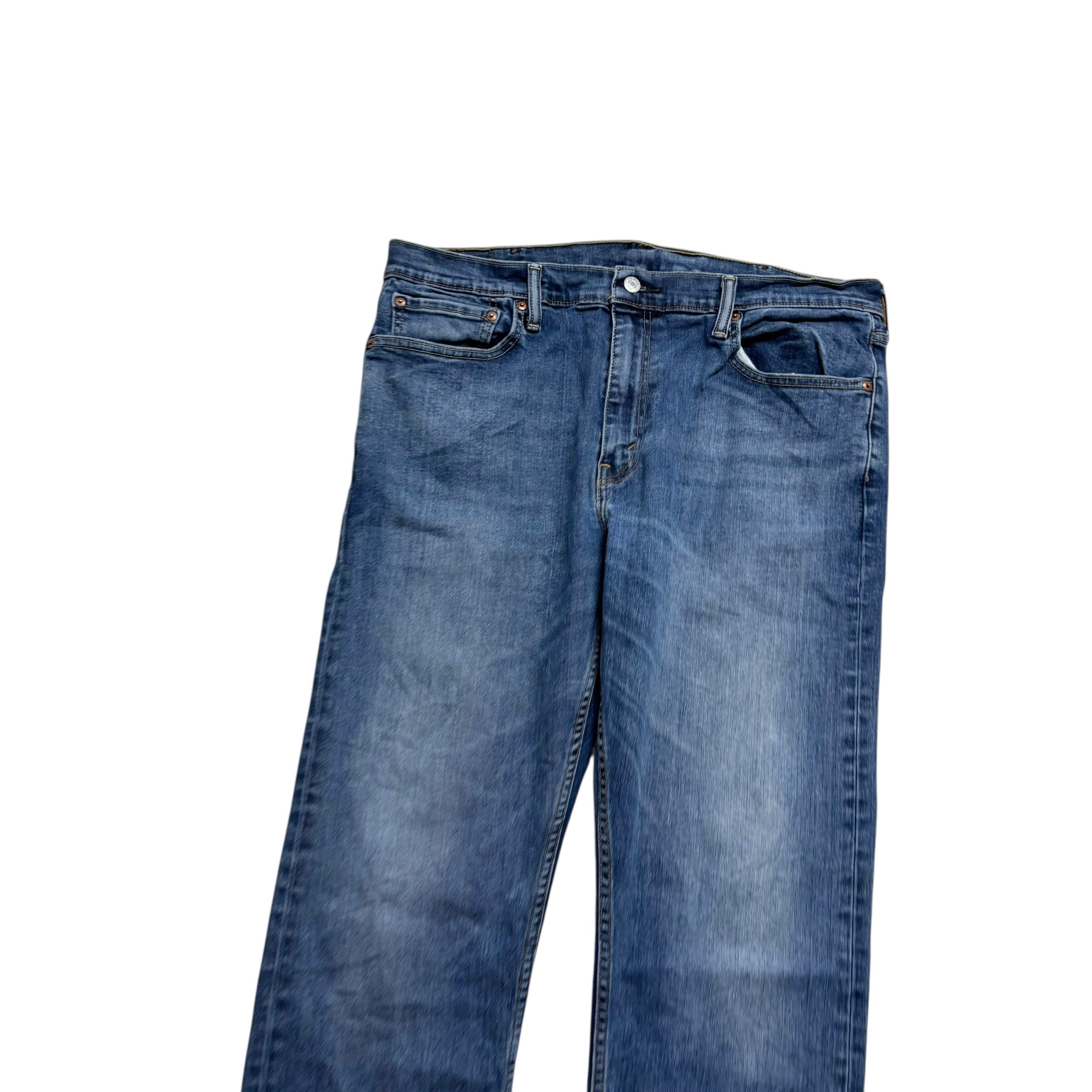 Levis 502 Jeans W38 L31 Mens Mid Blue Regular Tapered Fit Stretch Denim