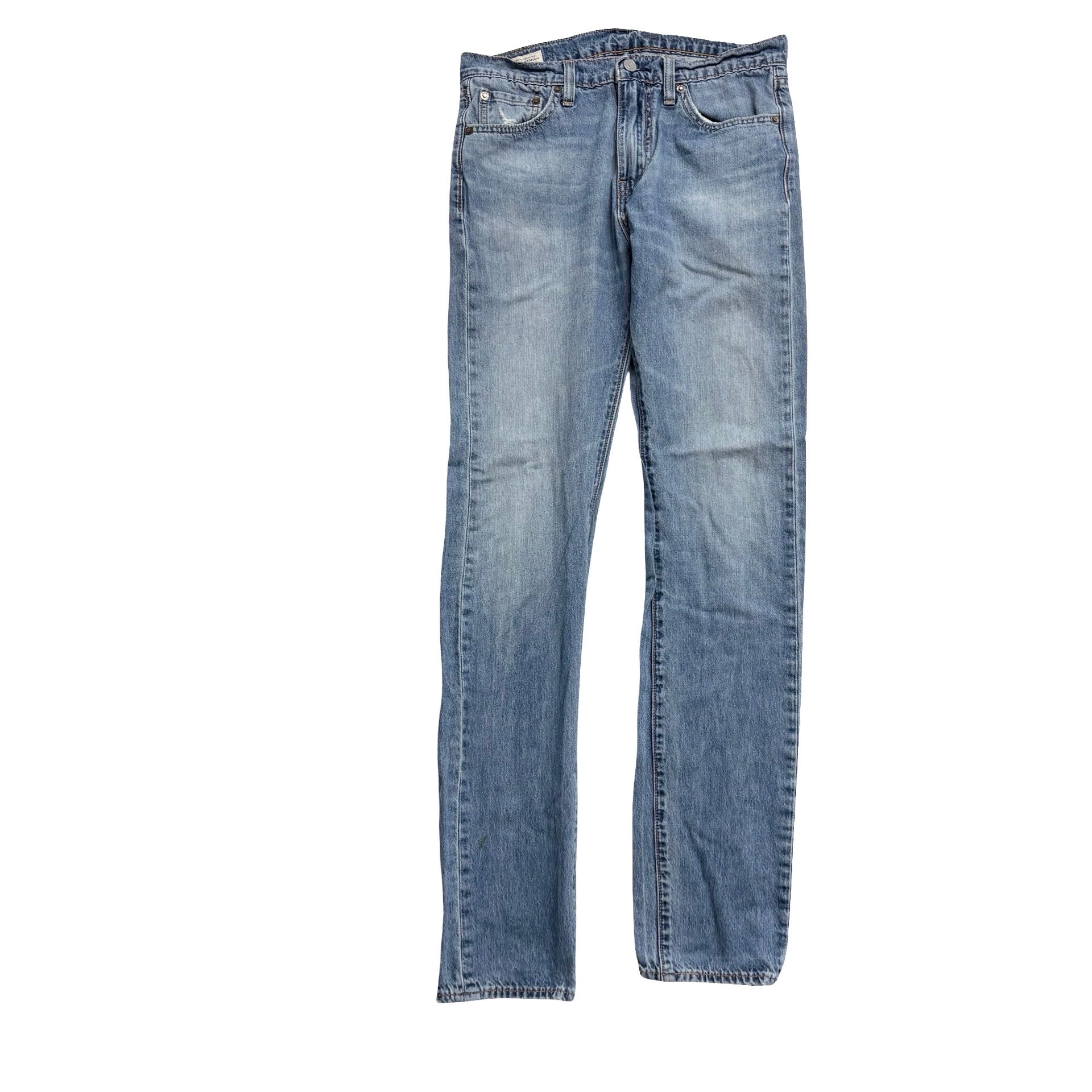 Levis 510 Jeans W30 L34 Mens Light Blue Skinny Fit Stretch Denim