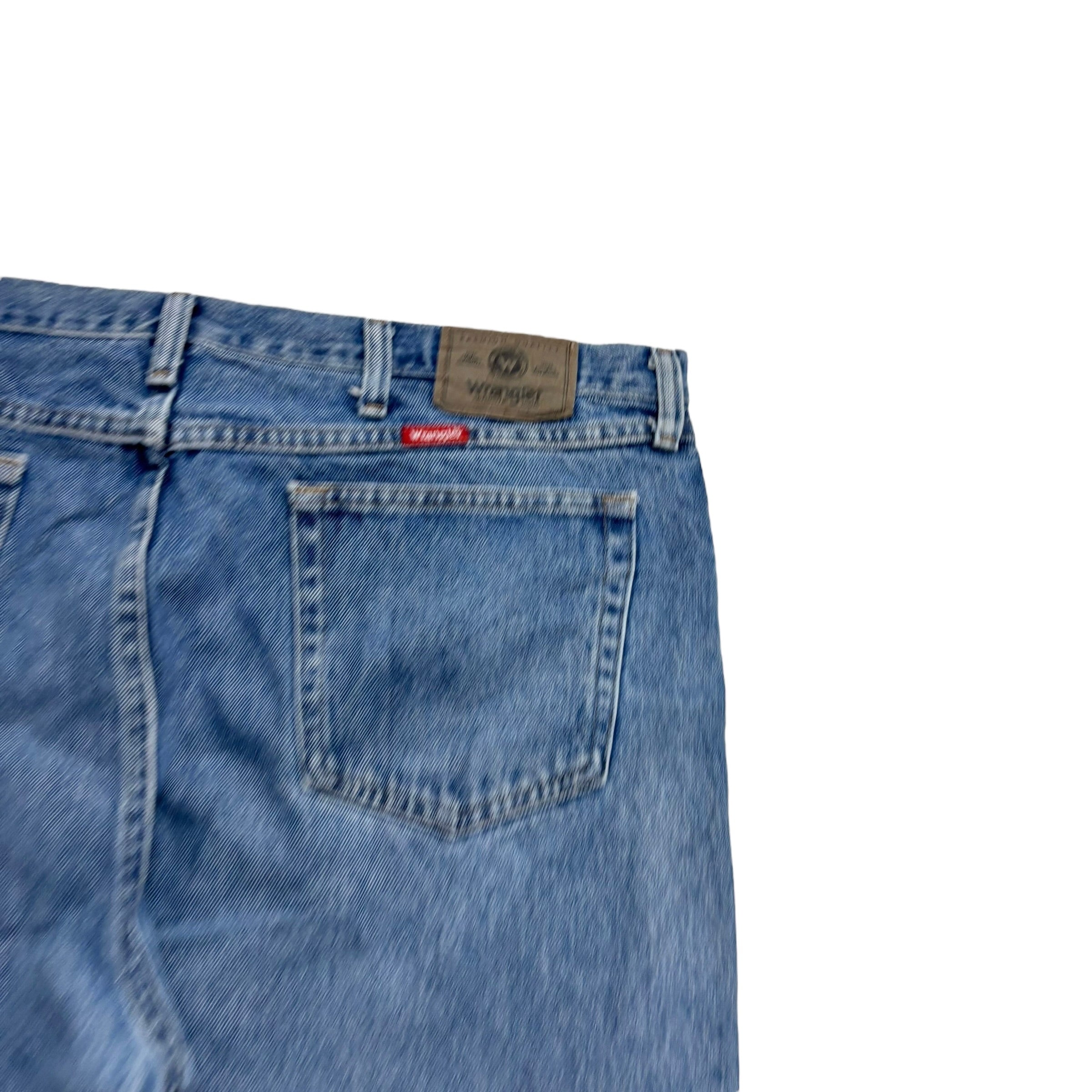 Wrangler Jeans W40 L30 Mens Light Blue Regular Straight Fit Vintage Denim