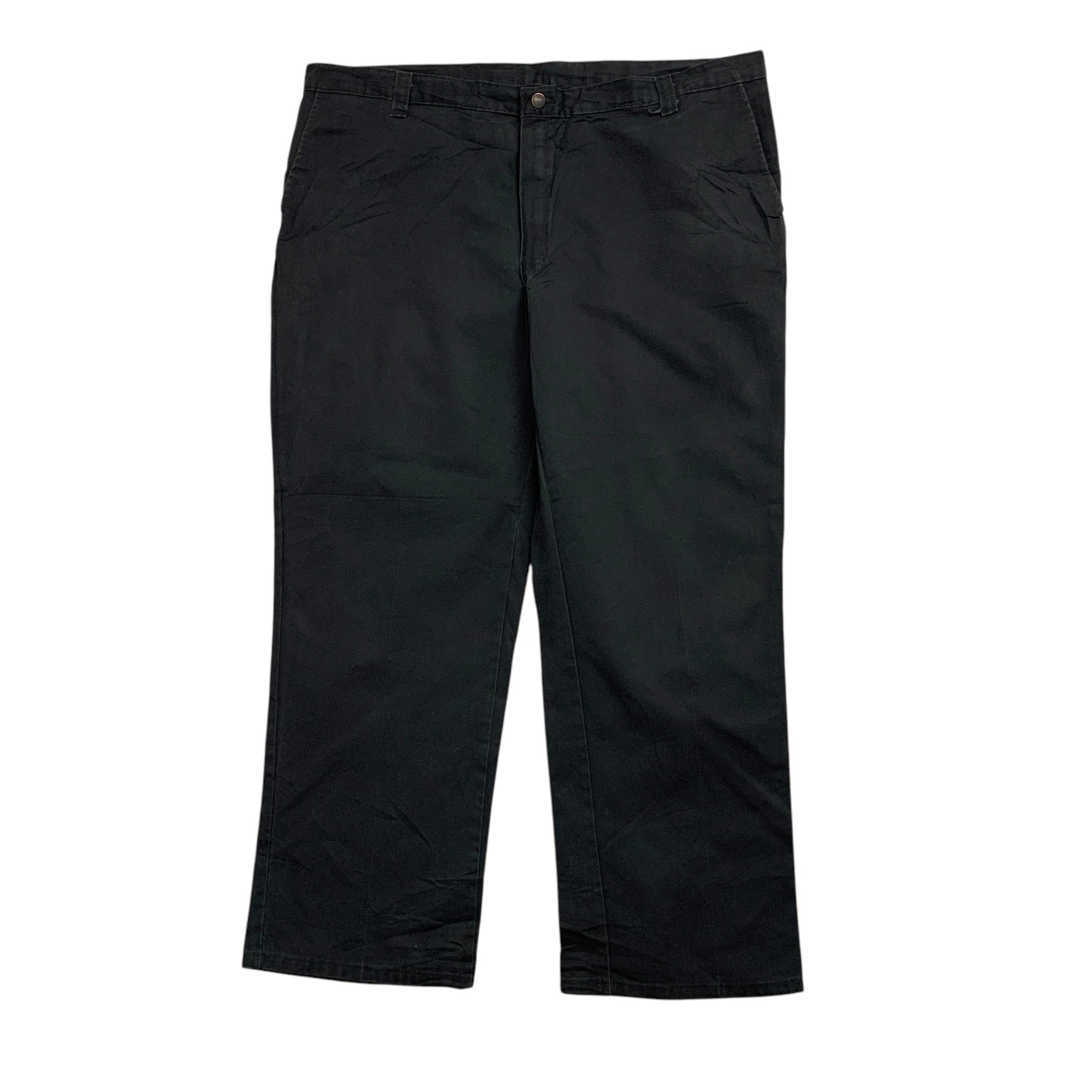 Dickies Trousers W44 L30 Mens Black Pants Relaxed Straight Fit Workwear
