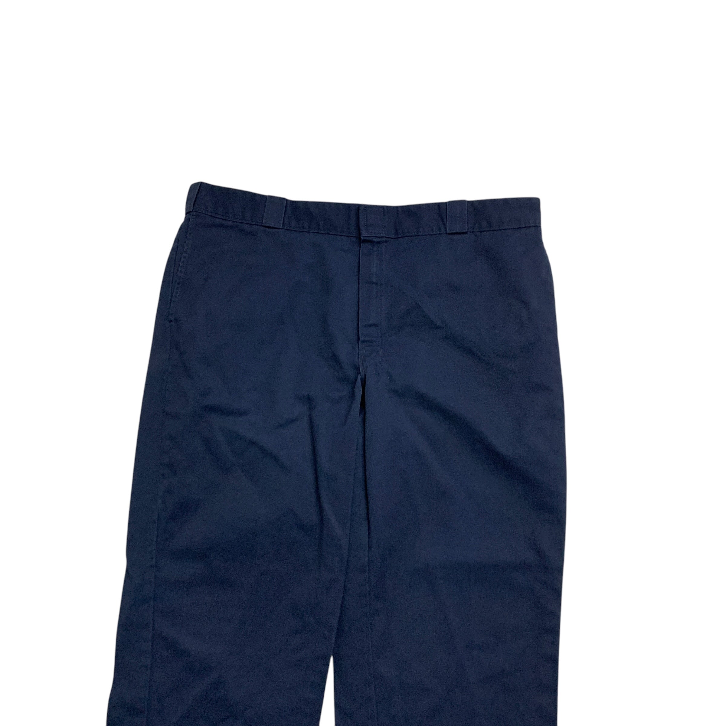 Dickies 874 Trousers W40 L30 Mens Blue Pants Original Straight Fit Workwear